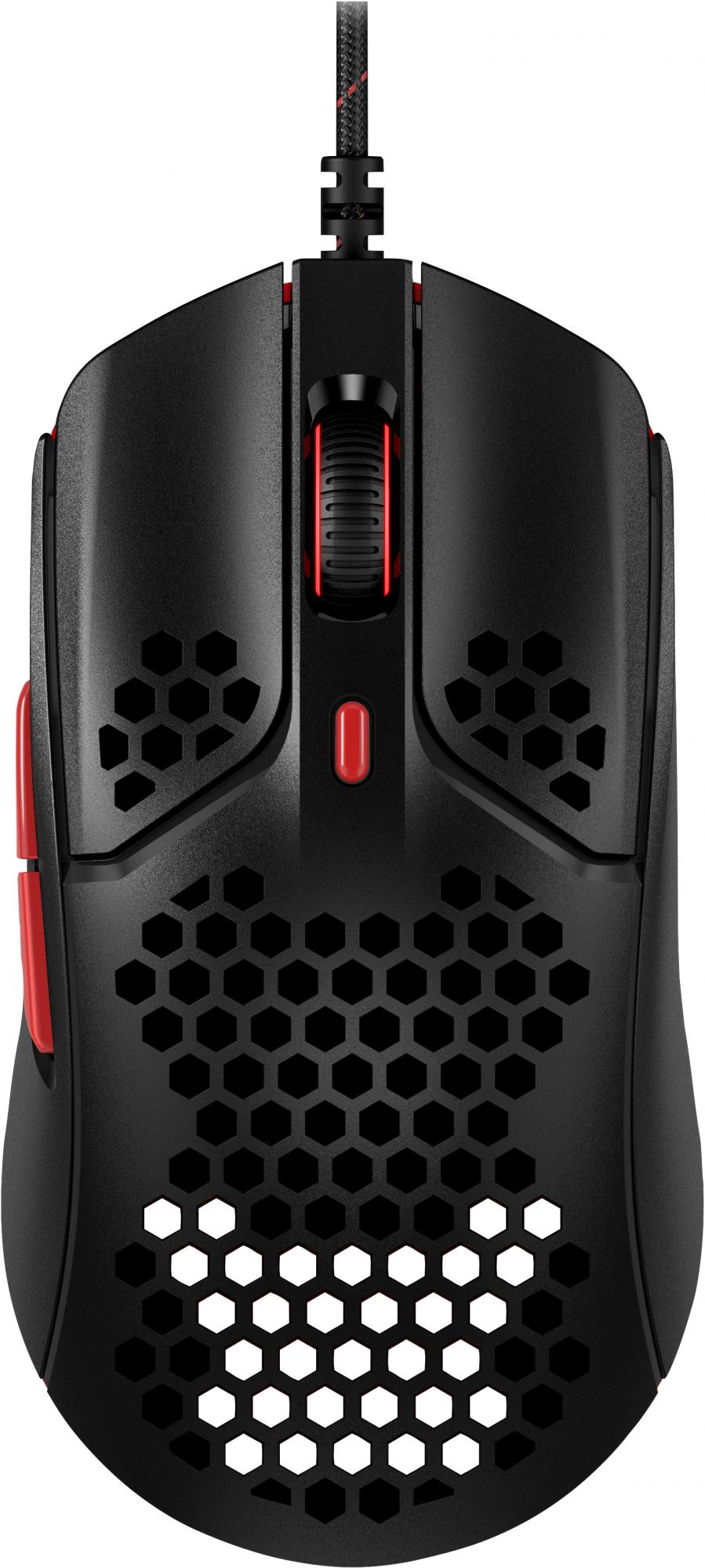 Hyperx Pulsefire Haste Optisk Kabling Sort Rød Mus Geekd Dk
