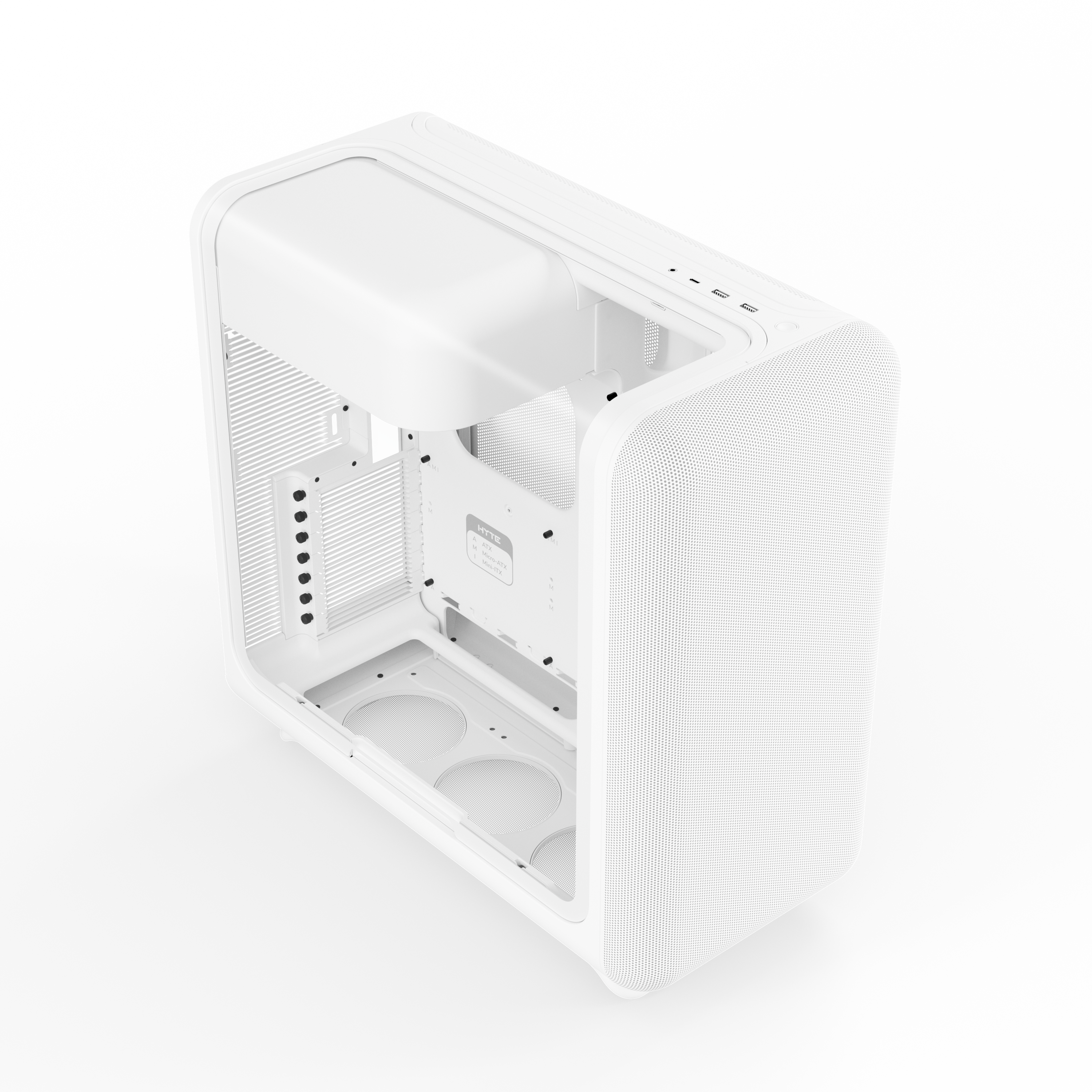 Hyte X50 Midi-tower   Snow White Kabinet Geekd Dk