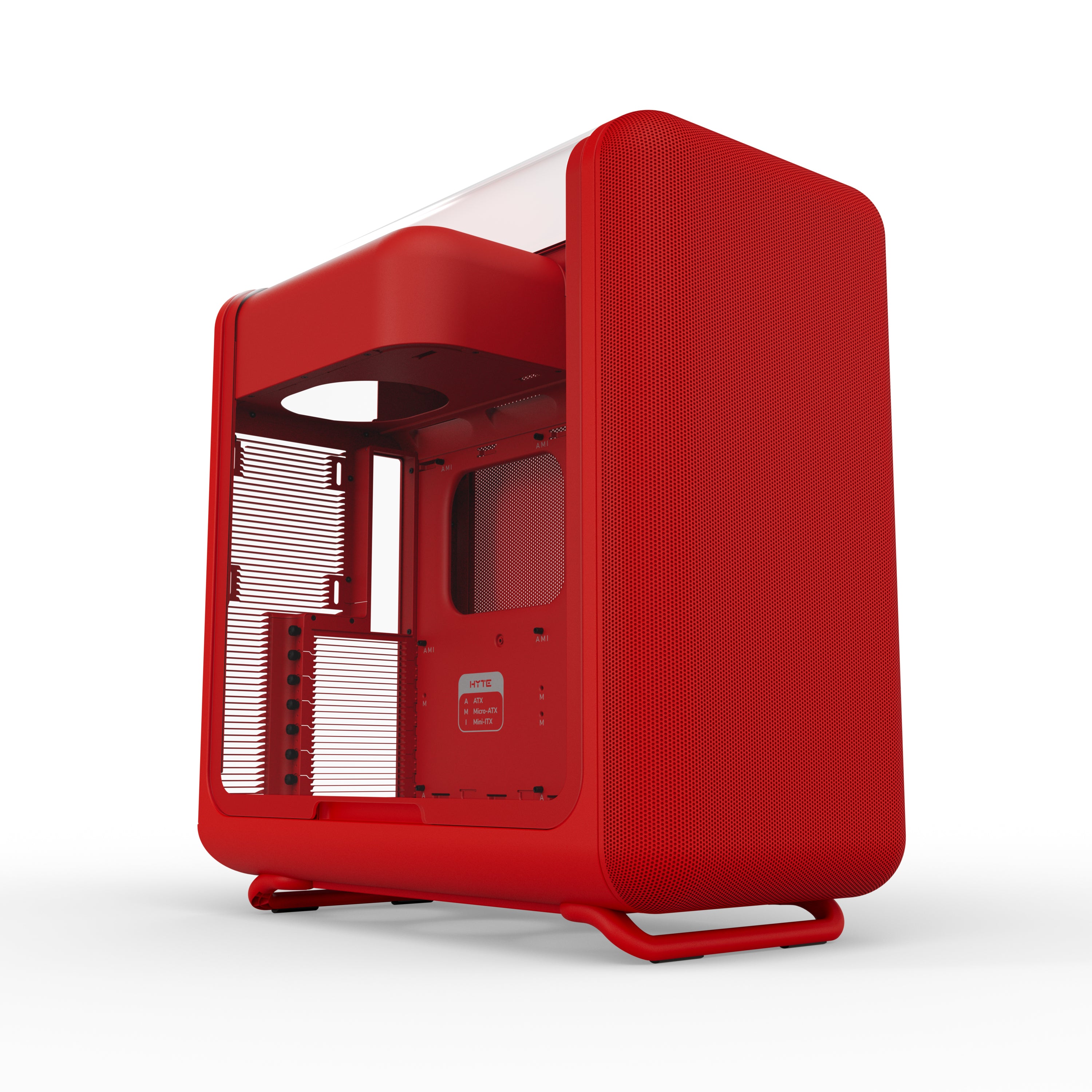 Hyte X50 Midi-tower   Wild Cherry   Red Kabinet Geekd Dk