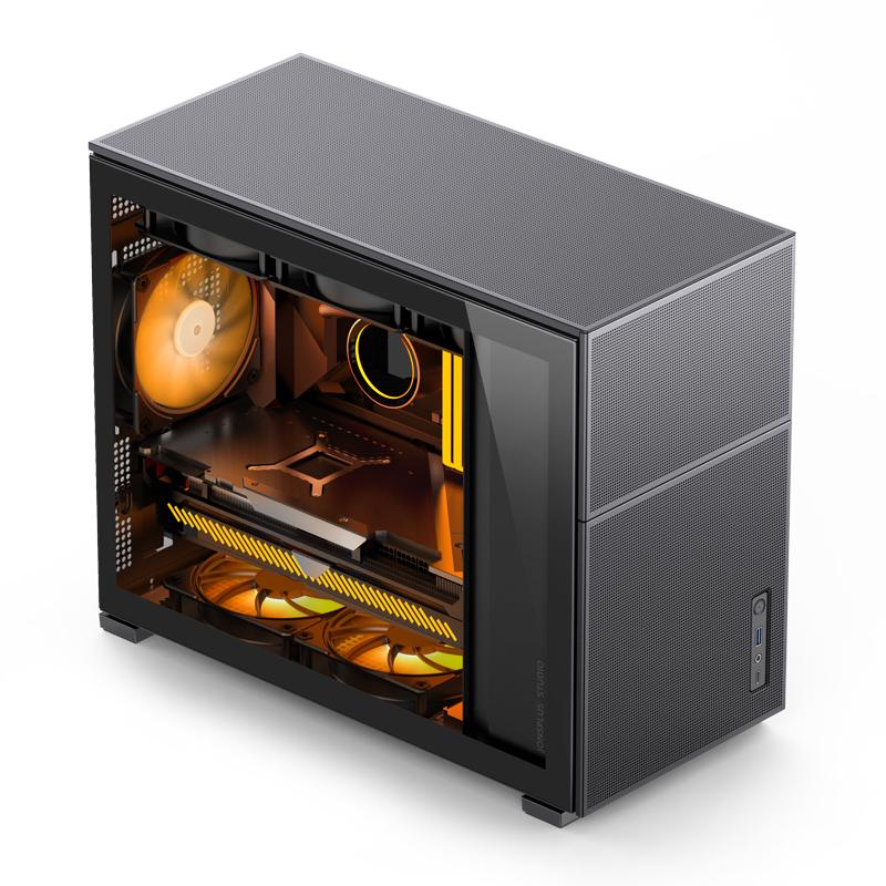 Jonsbo D31 Mesh Matx Case  Tempered Glass Sort