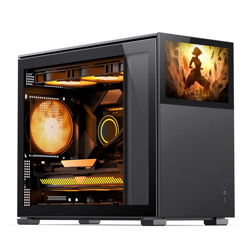 Jonsbo D31 Screen Matx Case  Tempered Glass Sort