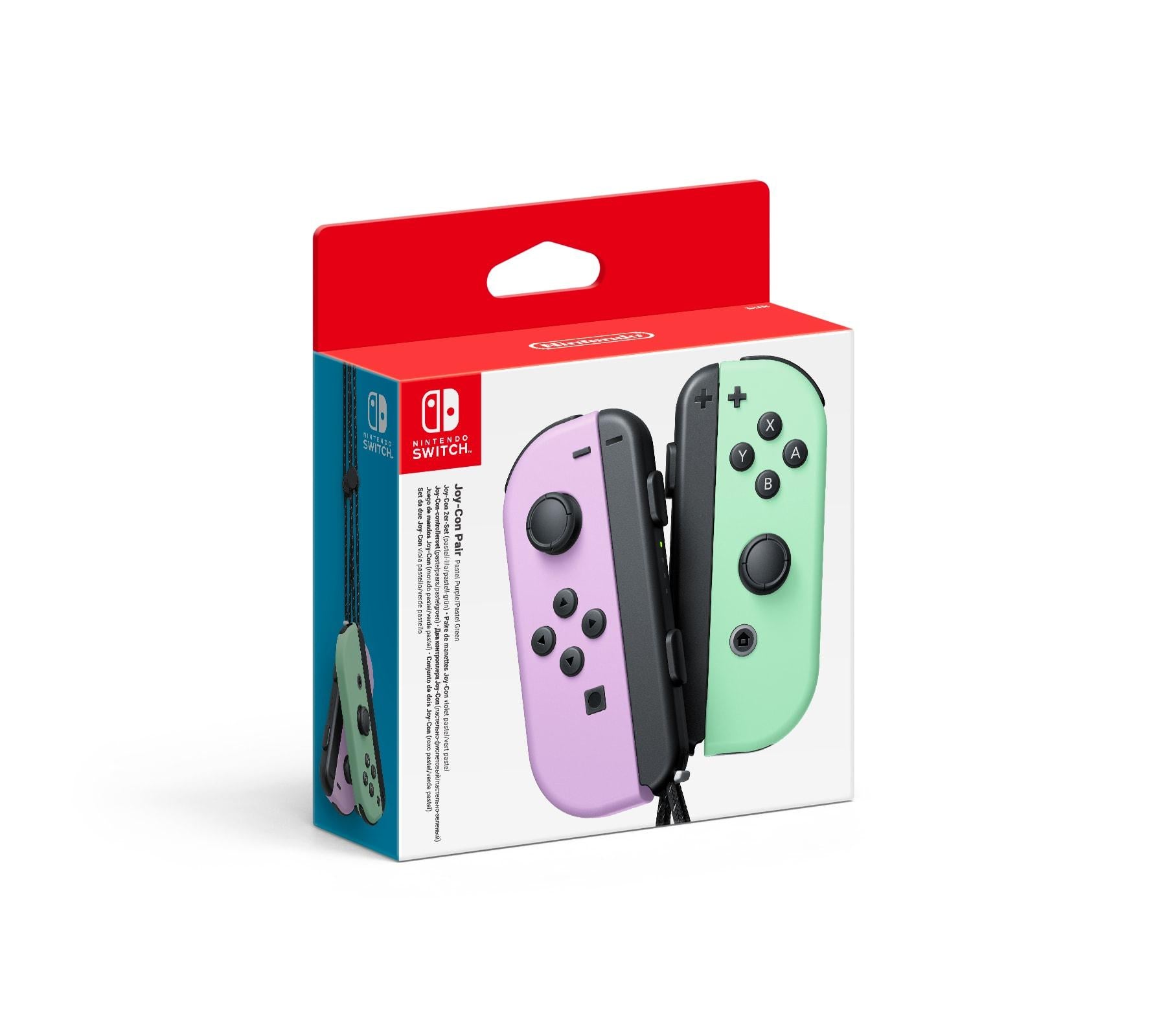 Joy Con Pair Pastel Lilla Pastel Grøn Konsol Geekd Dk
