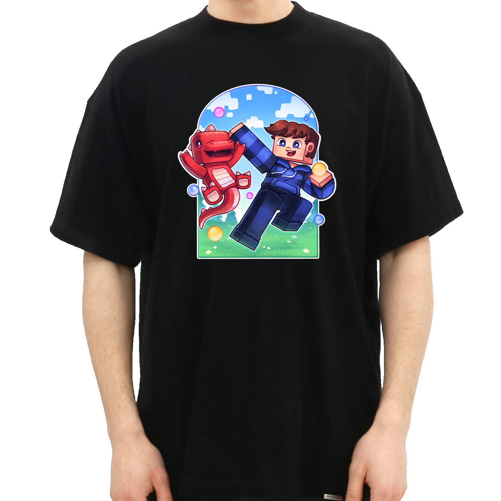 Judex Dino Tee Sort  -shirt Geekd Dk