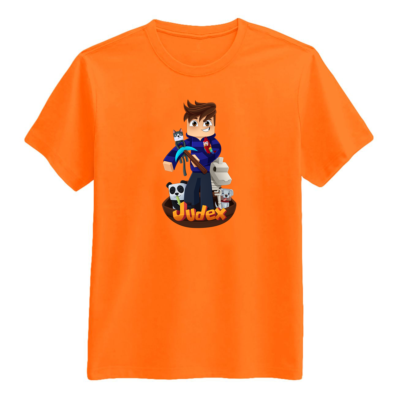Judex Dyrenes Konge Tee Orange  -shirt Geekd Dk
