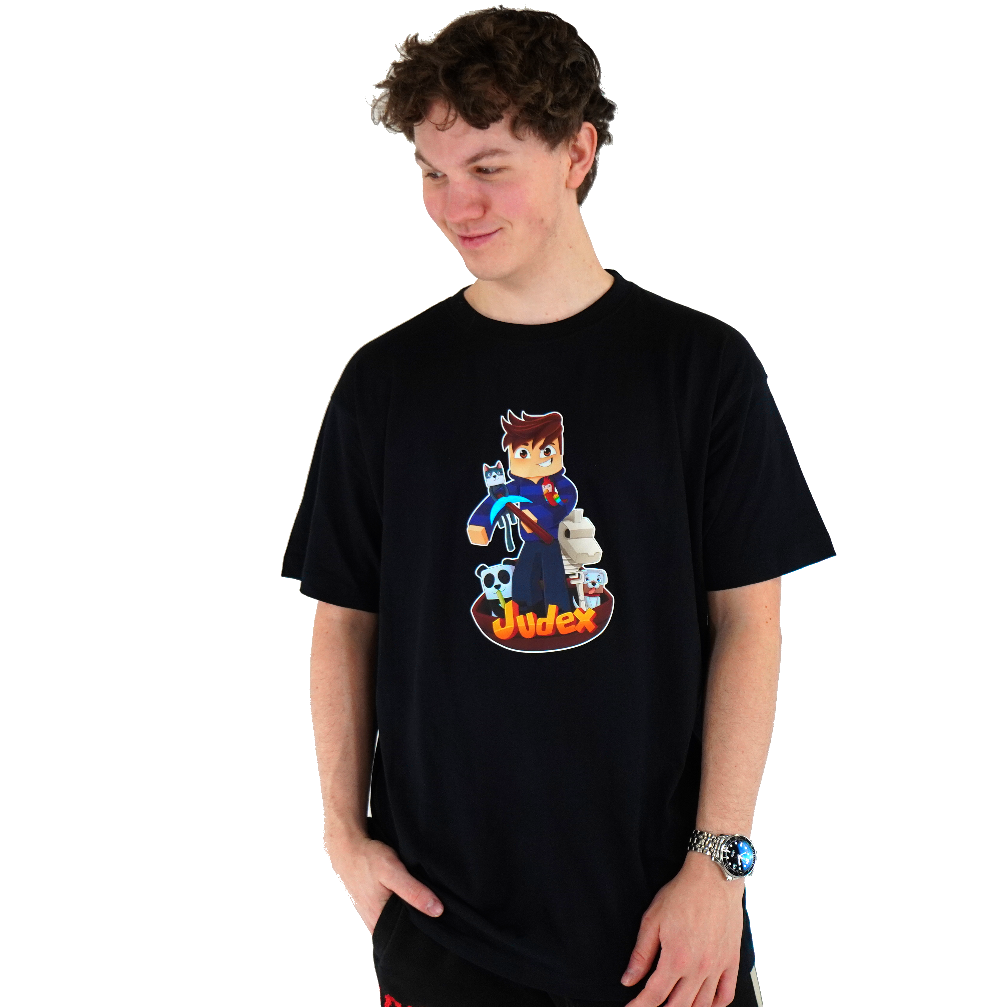 Judex Dyrenes Konge Tee Sort  -shirt Geekd Dk