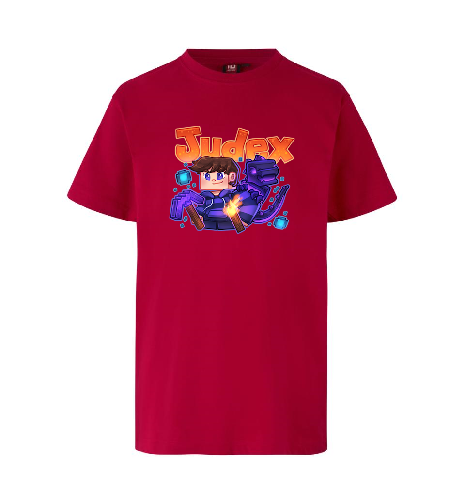 Judex Ender-dino Tee Rød    -
