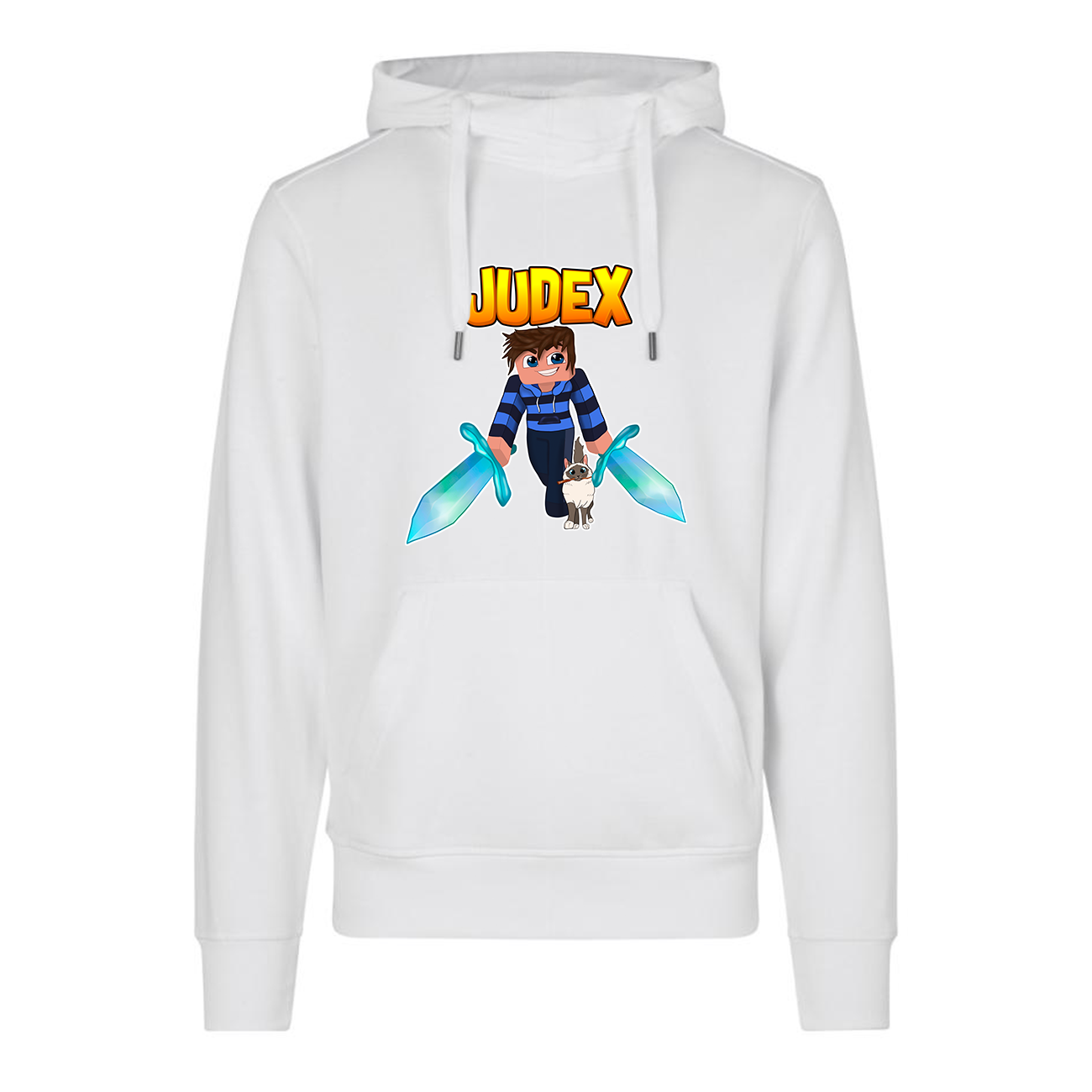 Judex Kriger Hoodie Hvid    -