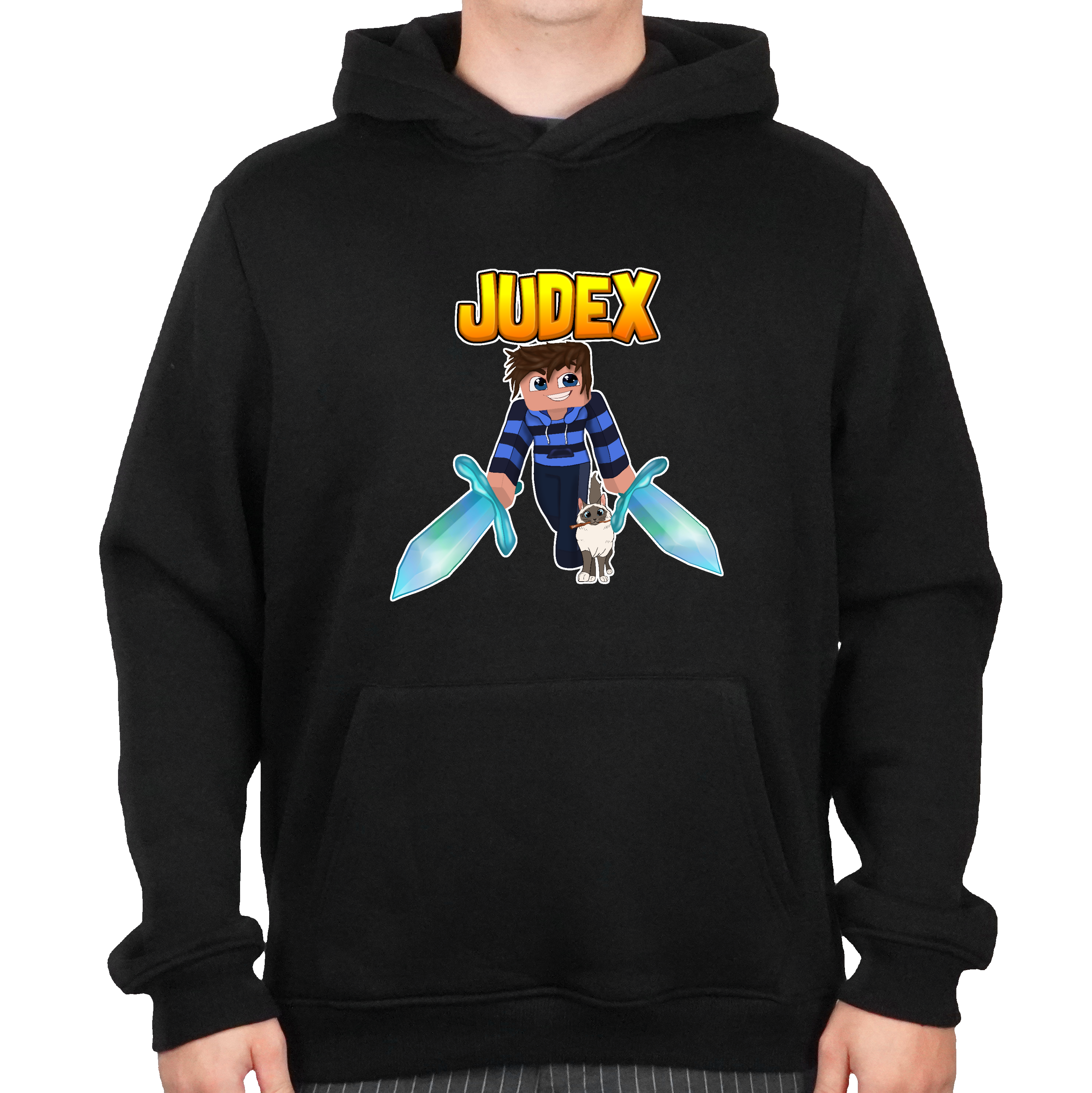 Judex Kriger Hoodie Sort    -