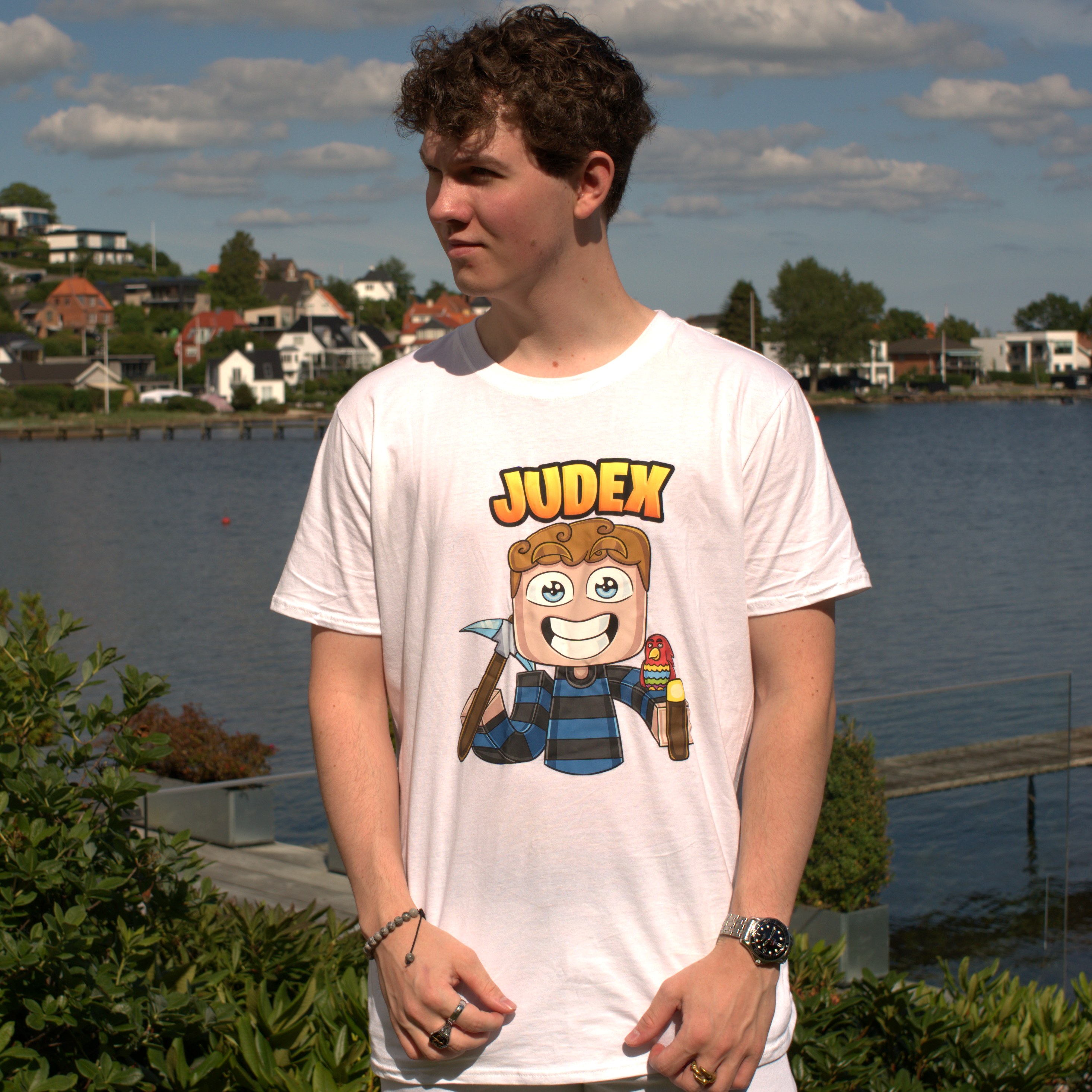 Judex Miner Tee Hvid    -