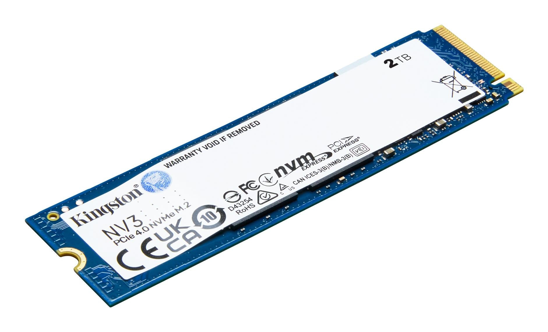 Kingston Solid State-drev Nv3 2tb     Pci Express     X4  Nvme