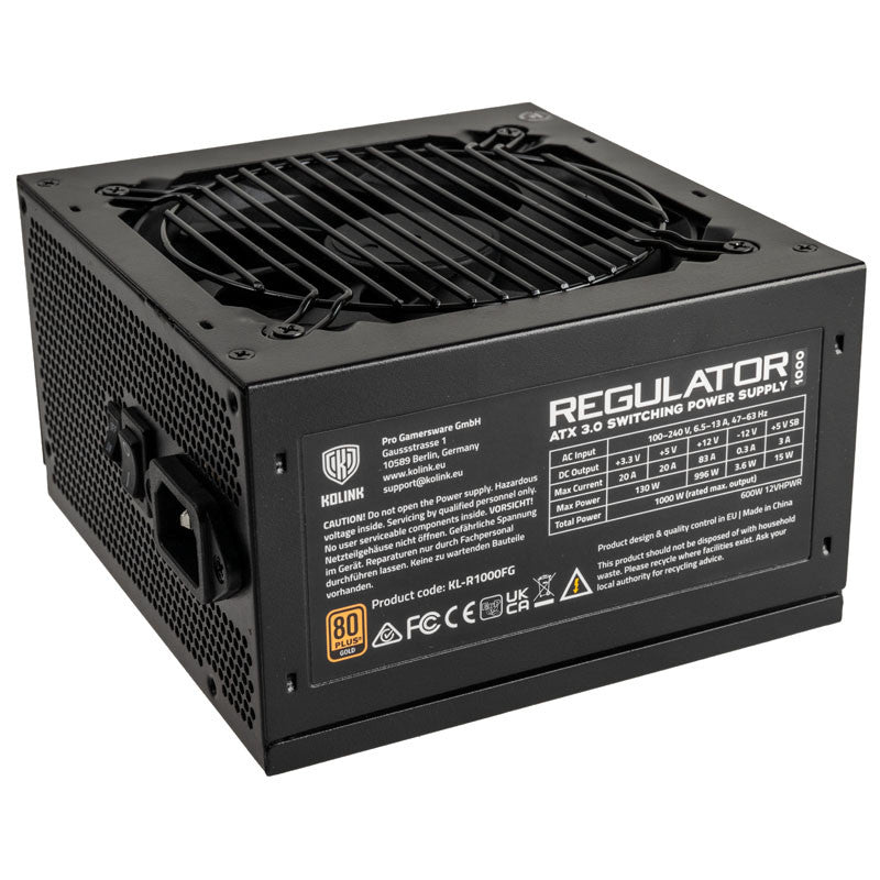 Kolink Kl-r1000fg Psu  Gen5  Gold 1000w  Atx      600w 12vhpwr