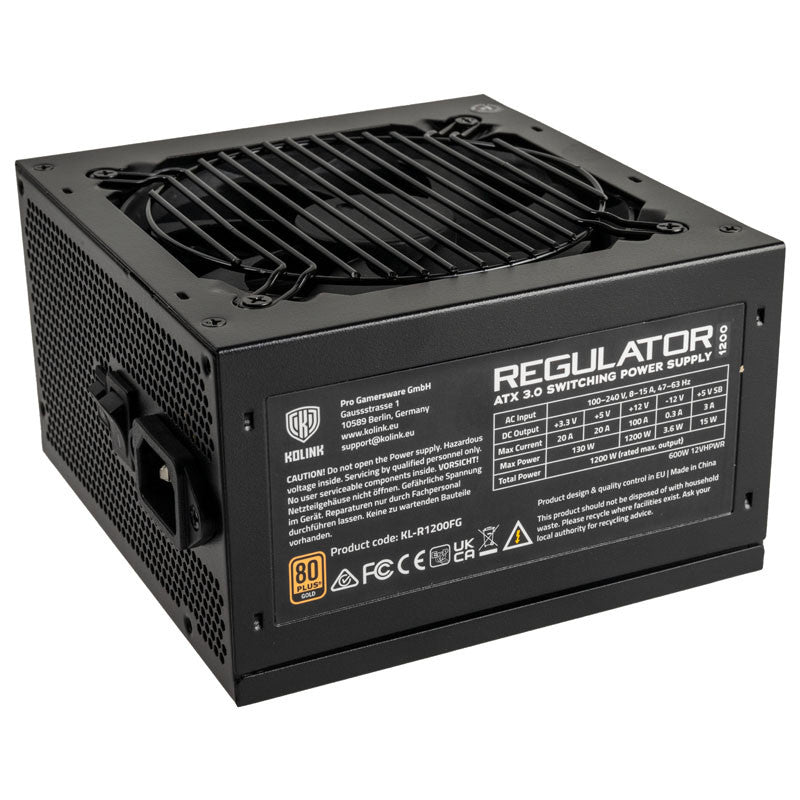Kolink Kl-r1200fg Psu  Gen5  Gold 1200w  Atx      600w 12vhpwr