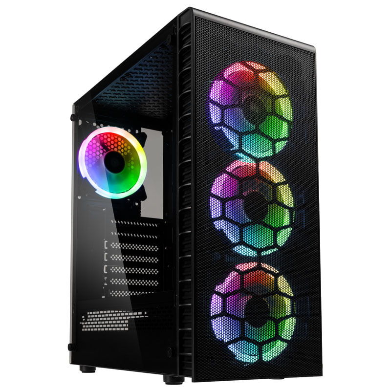 Kolink Observatory Lite Mesh Rgb Midi-tower Black Kabinet Geekd Dk