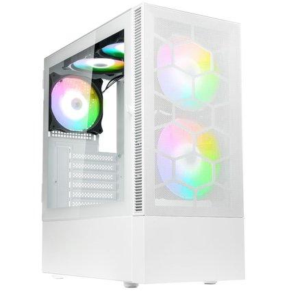 Kolink Observatory Mx Mesh Argb Midi Tower Case Hvid Kabinet Geekd Dk