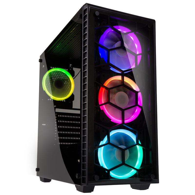 Kolink Observatory Rgb Midi-tower  Tempered Glass Black Window Kabinet Geekd Dk