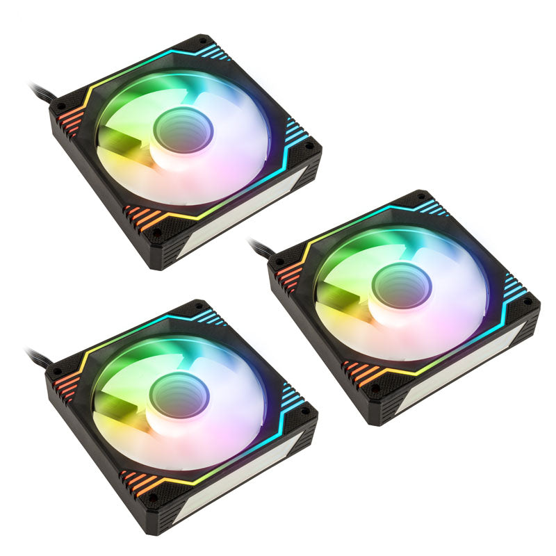 Kolink Umbra   120mm Argb Pwm Fan   Pack Black