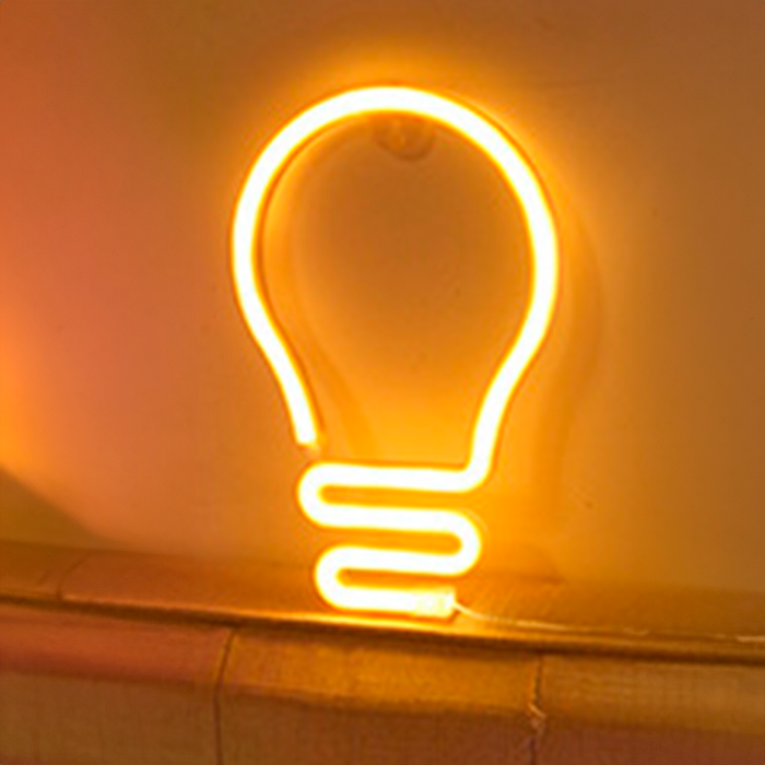 Lampe Neon Led Lys Varm Hvid