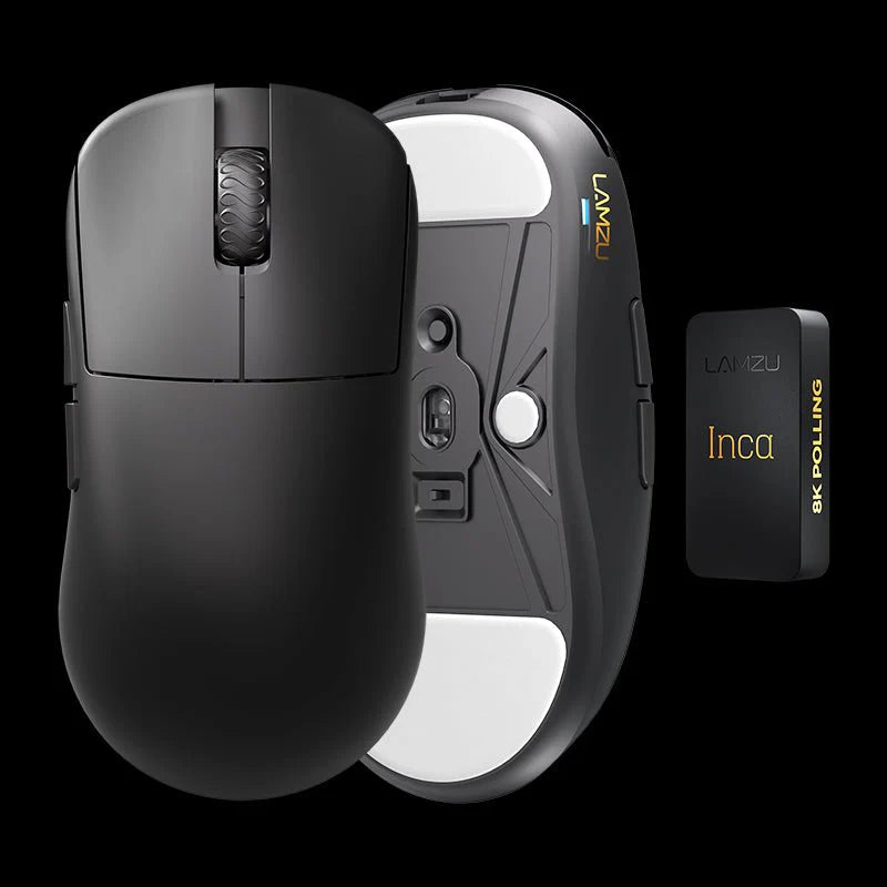 Lamzu Inca 8k Dongle  Omron Optical Black Mus Geekd Dk