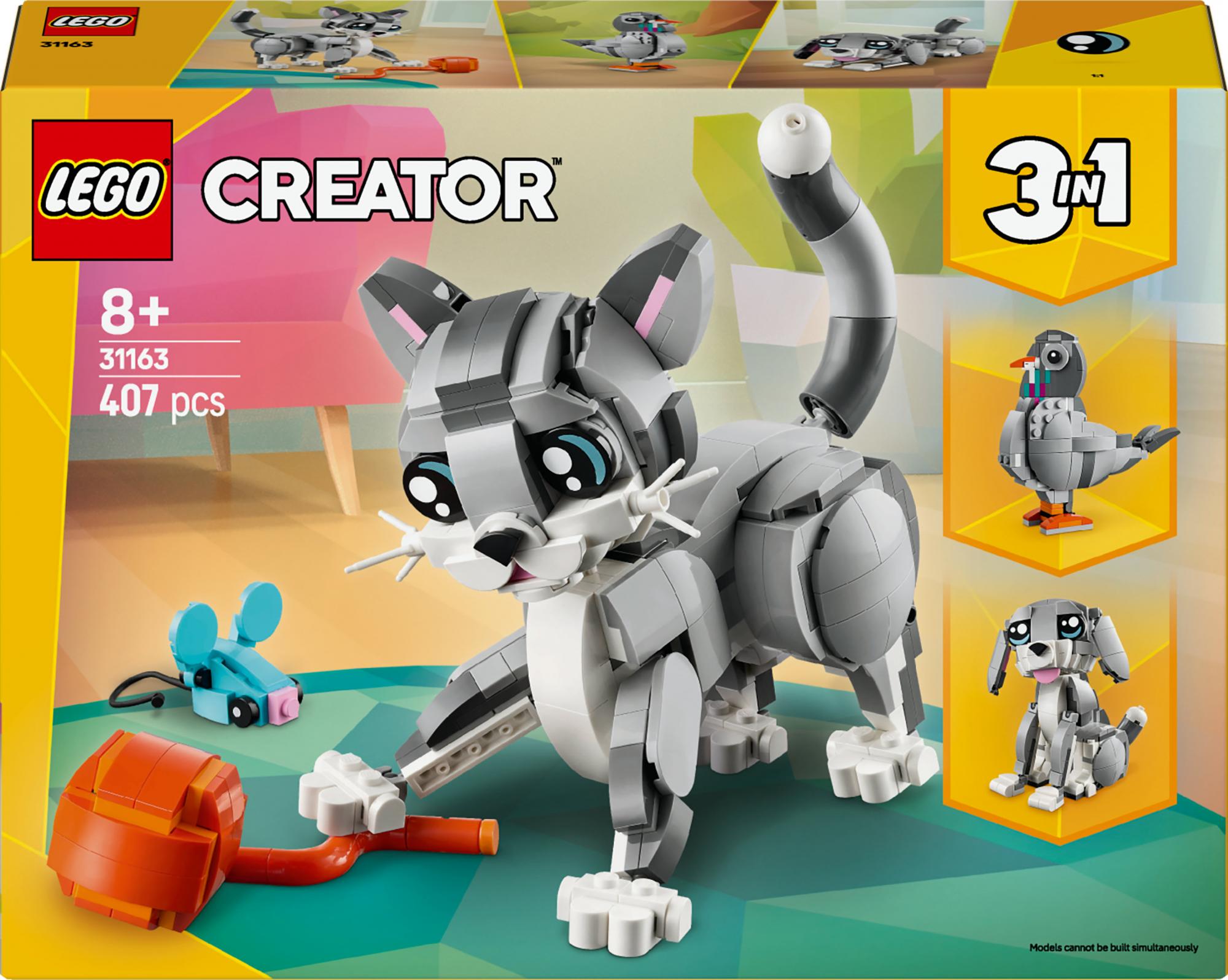 Lego 31163 Creator  -in-  Grey Cat Geekd Dk