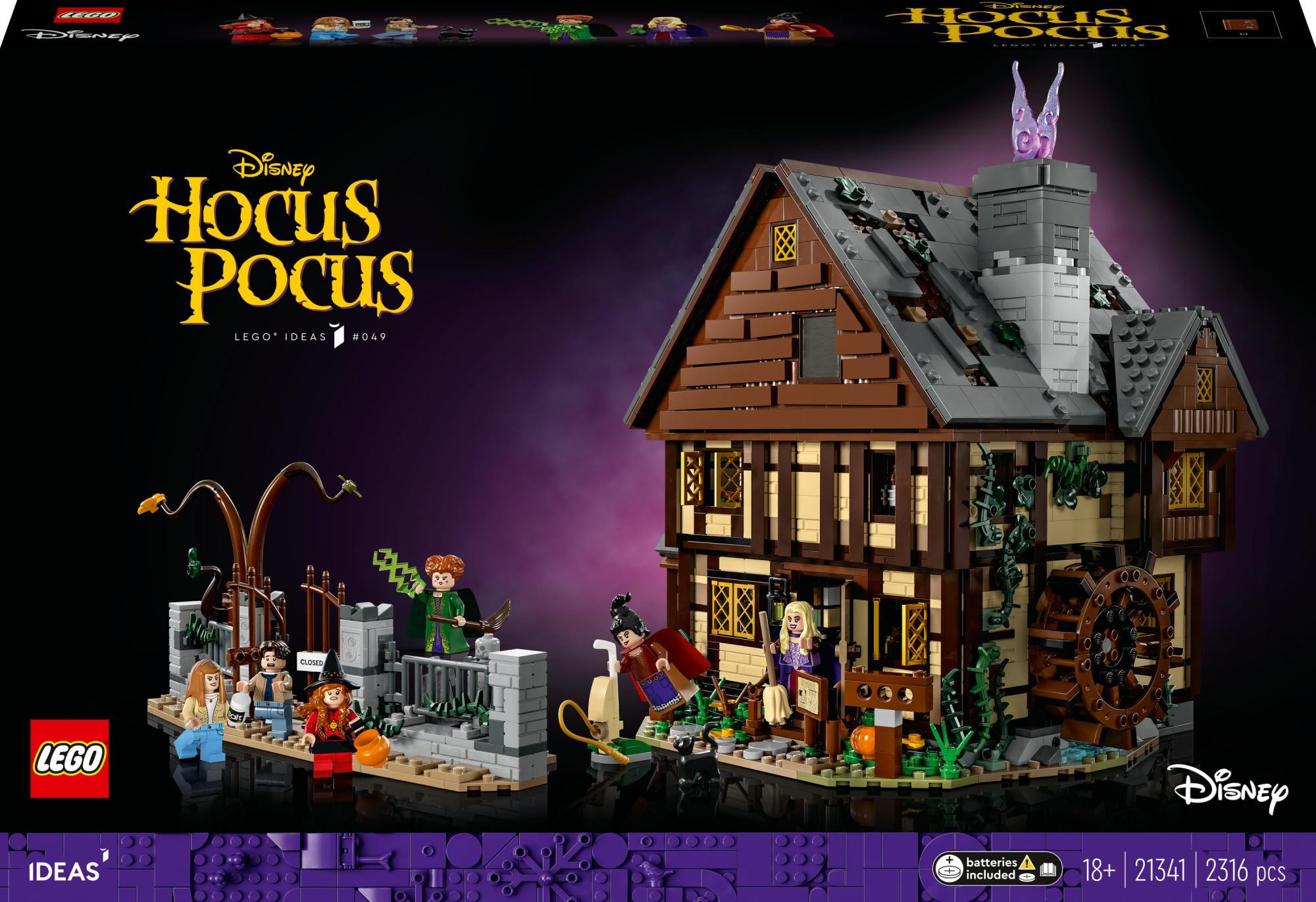 Lego Disney The Sanderson Sisters Cottage  21341  Geekd Dk
