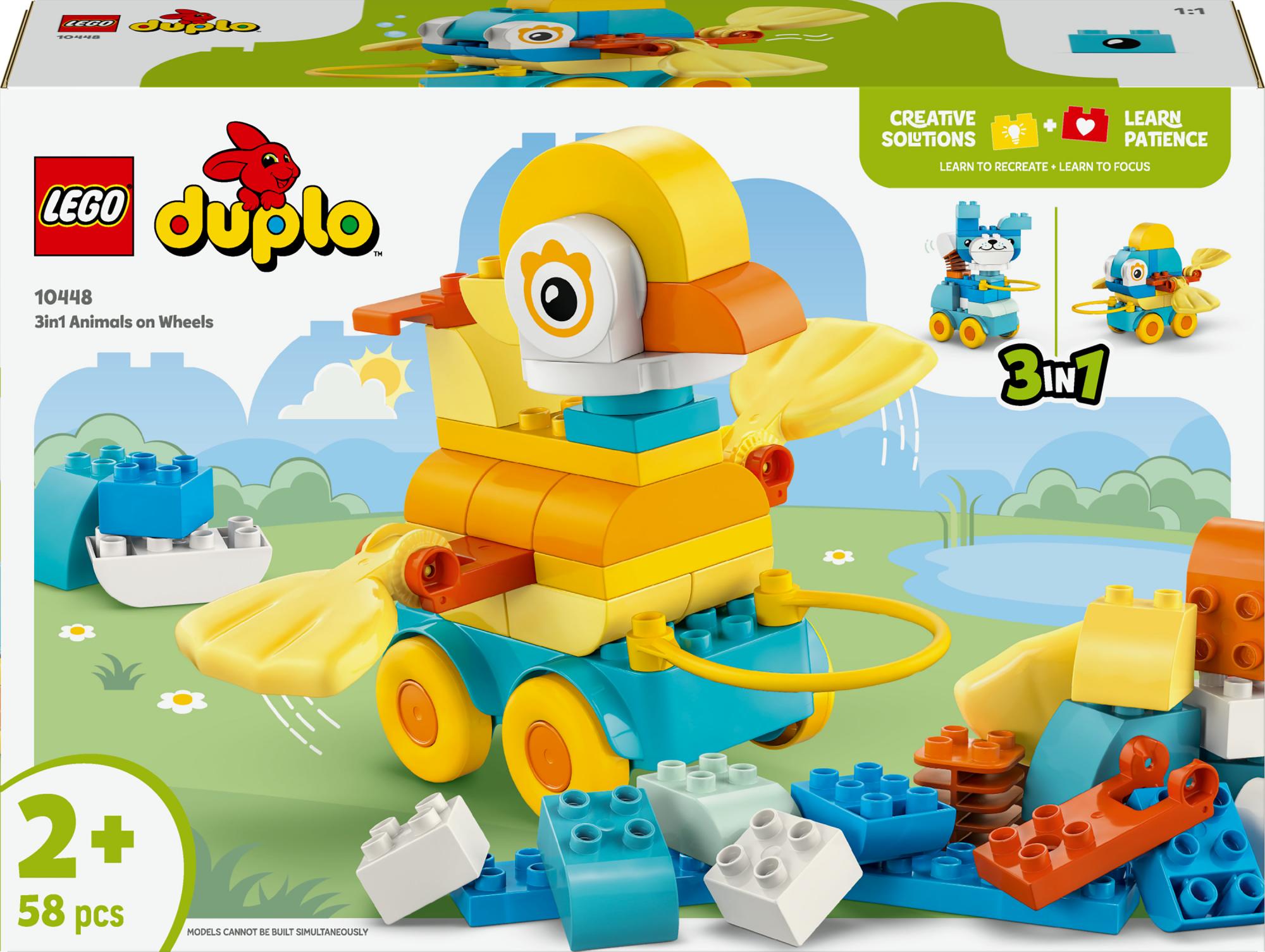 Lego 10448 Duplo Town Animals On Wheels  -in-  Set
