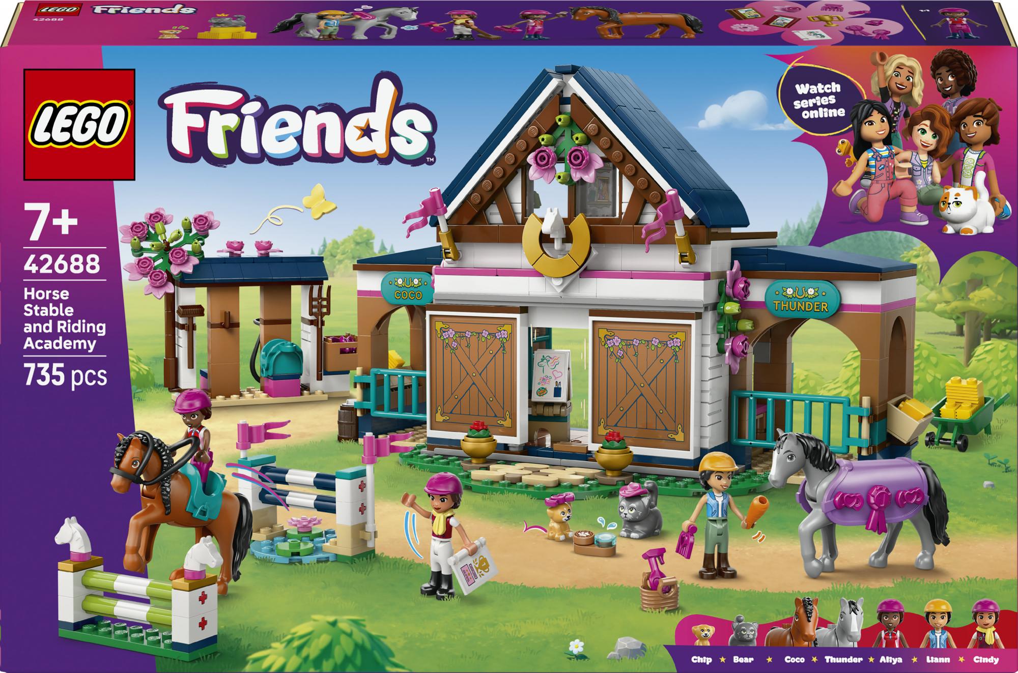 Lego Friends   Hestestald Og Rideakademi Geekd Dk
