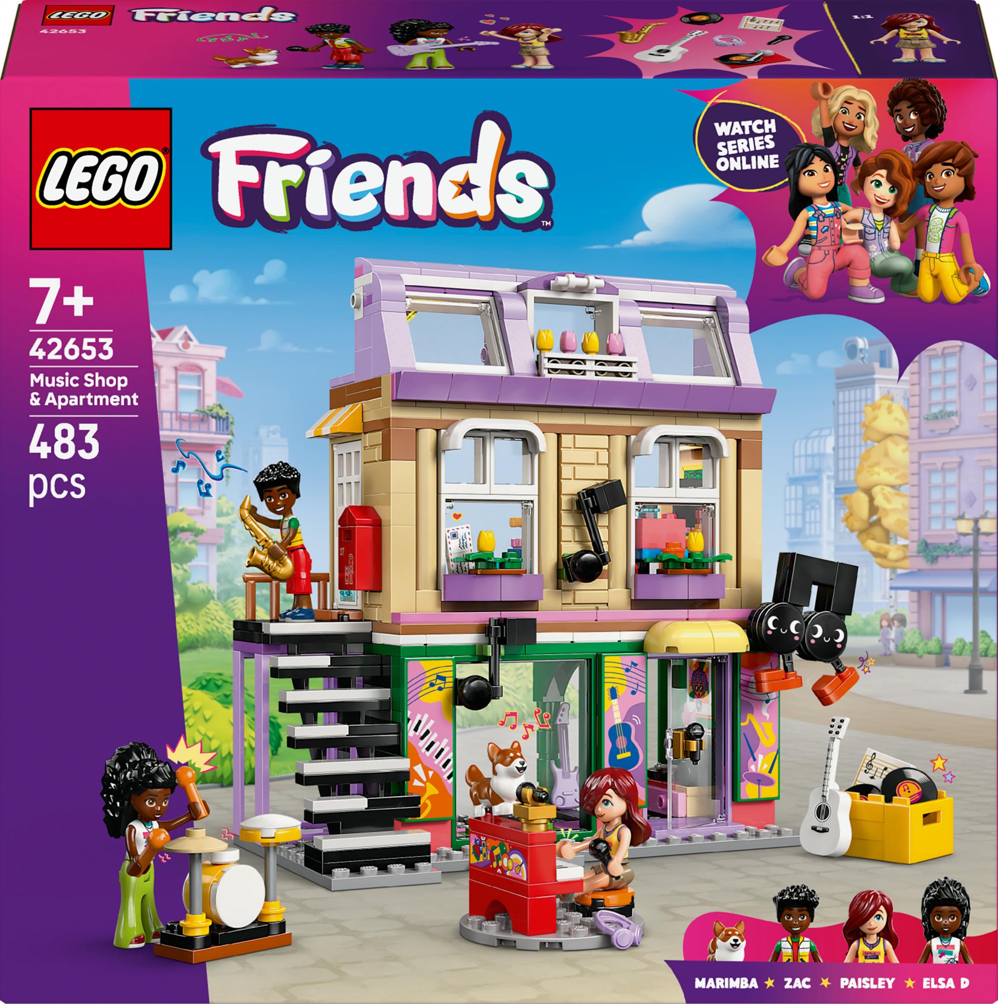 Lego 42653 Friends Music Shop   Apartment