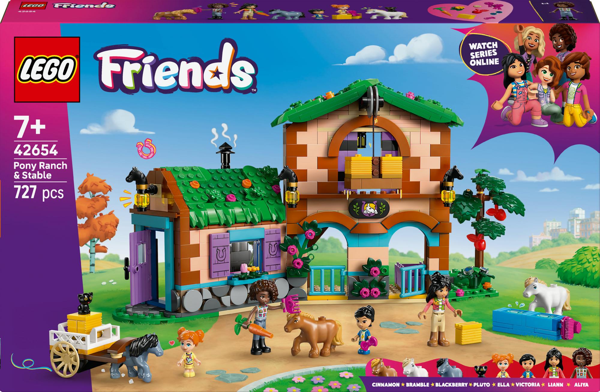 Lego 42654 Friends Pony Farm   Stable Geekd Dk
