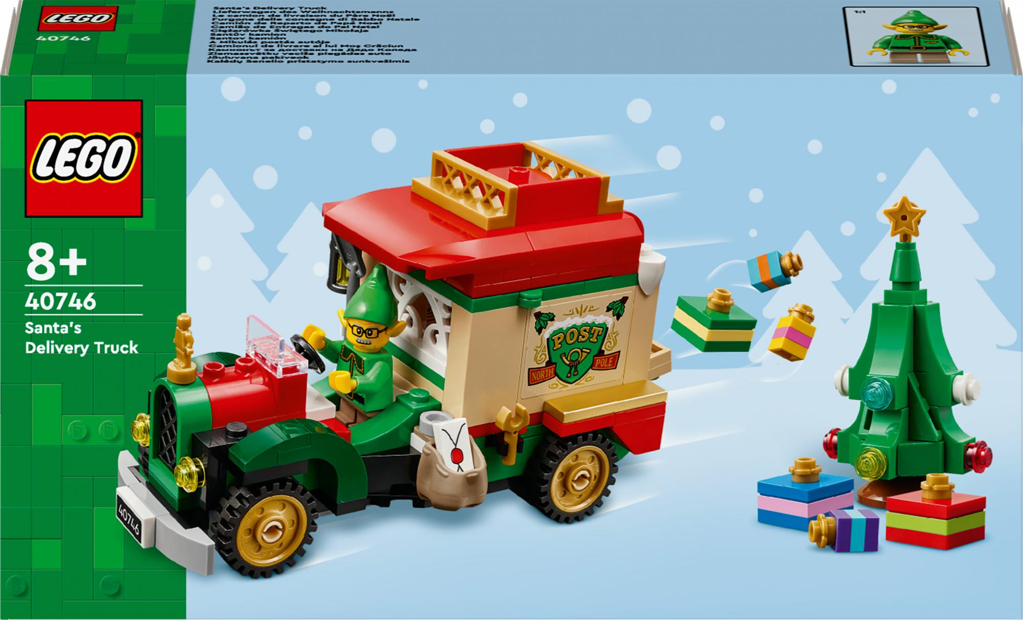 Lego Iconic   Santaâ   Delivery Truck Geekd Dk