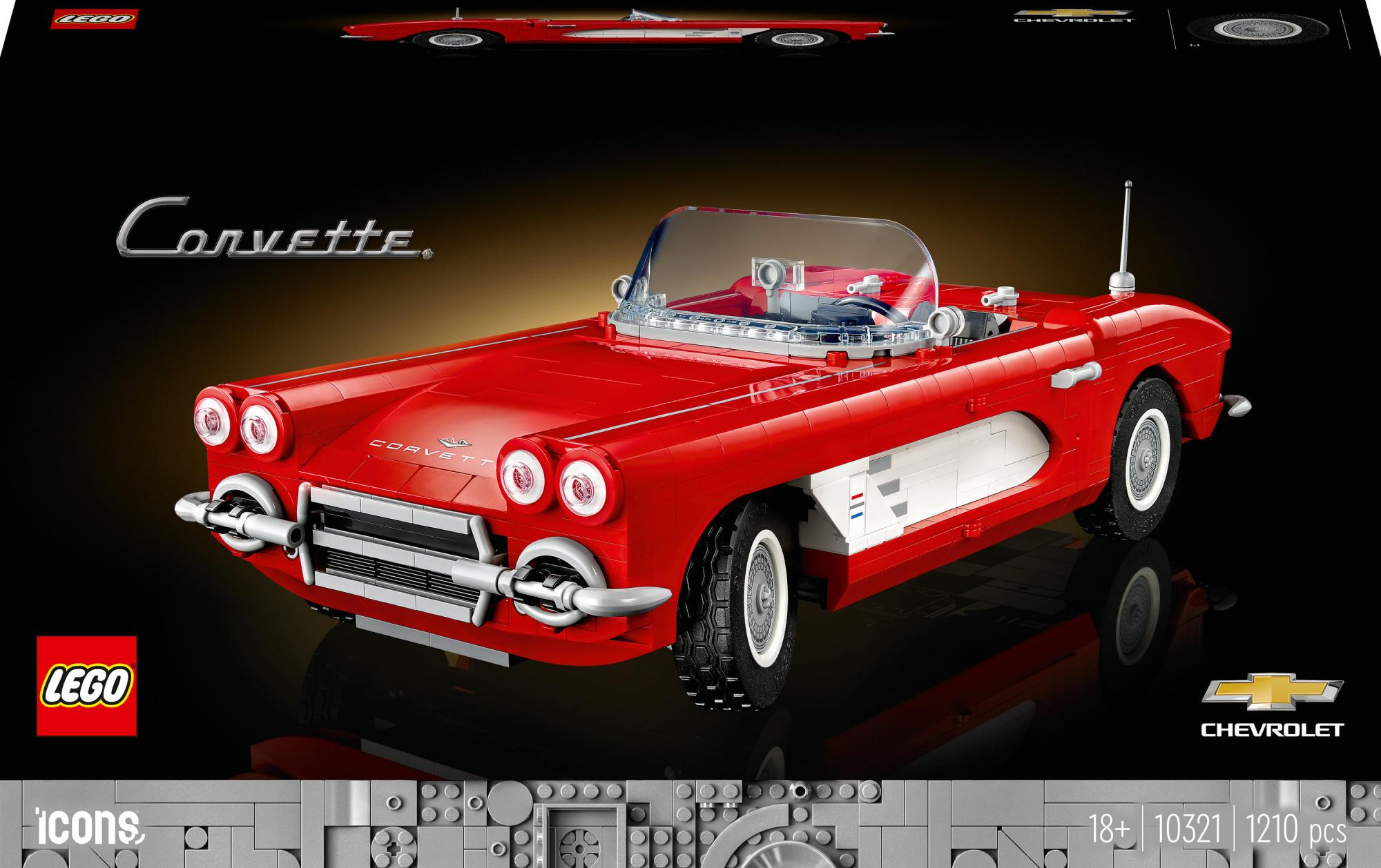 Lego Icons Chevrolet Corvette 1961  10321  Geekd Dk