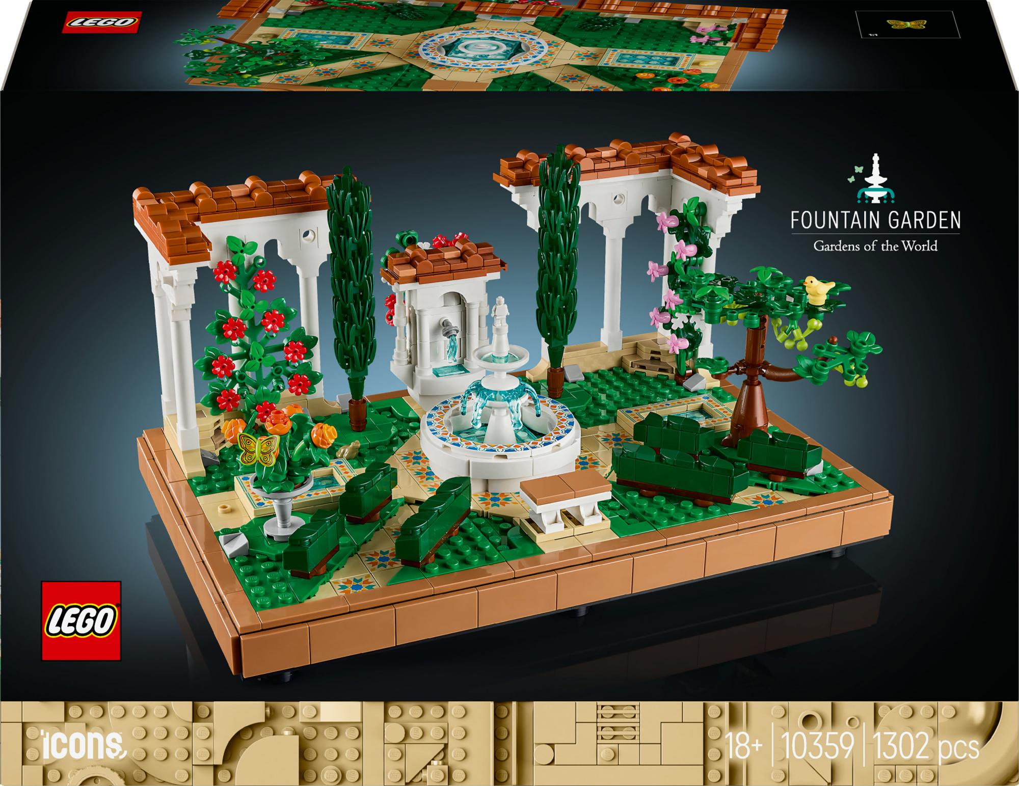Lego 10359 Icons Fountain Garden