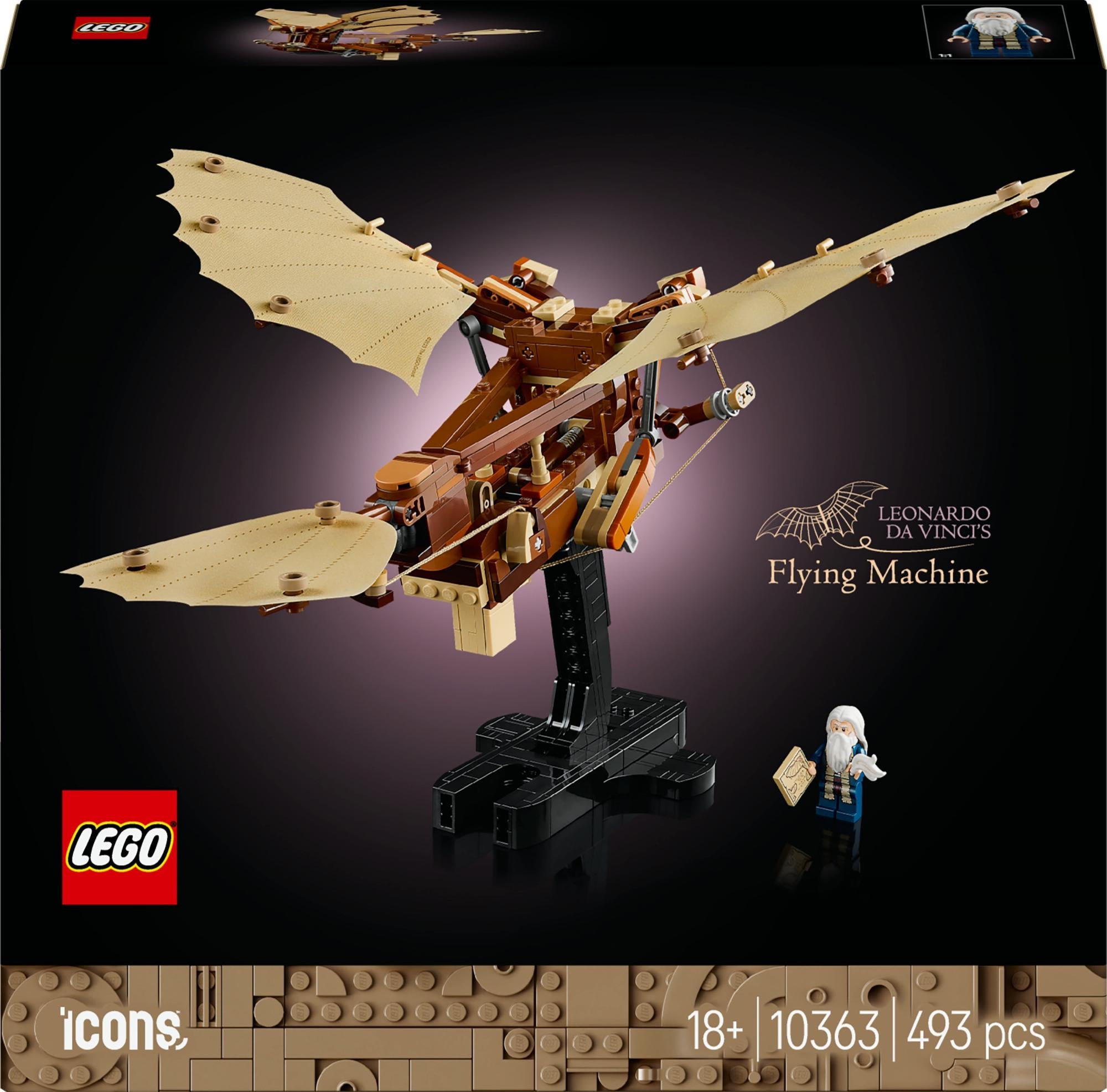 Lego 10363 Icons Leonardo Da Vinci Apos   Flying Machine Geekd Dk