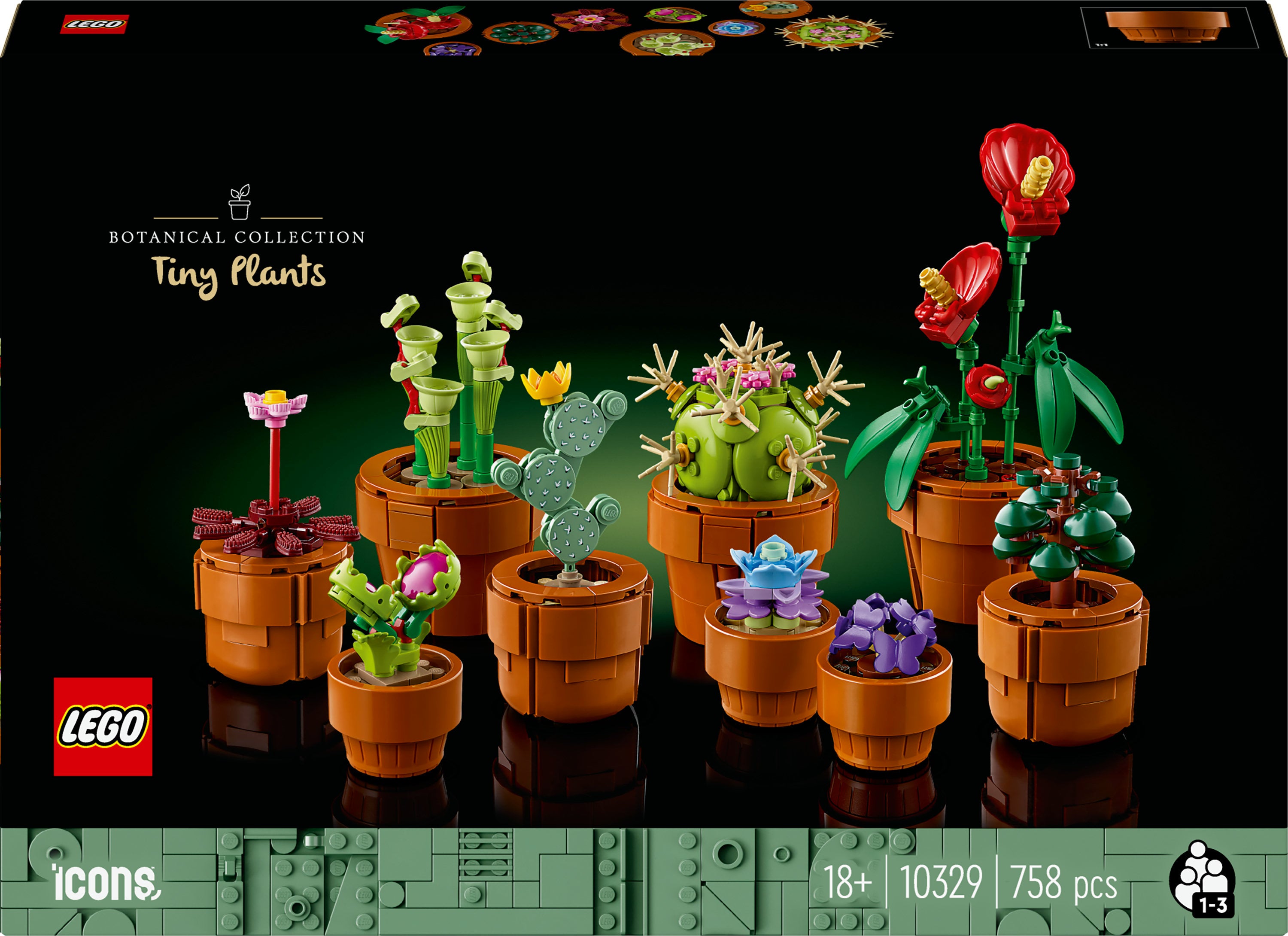 Lego 10329 Icons Mini Planter