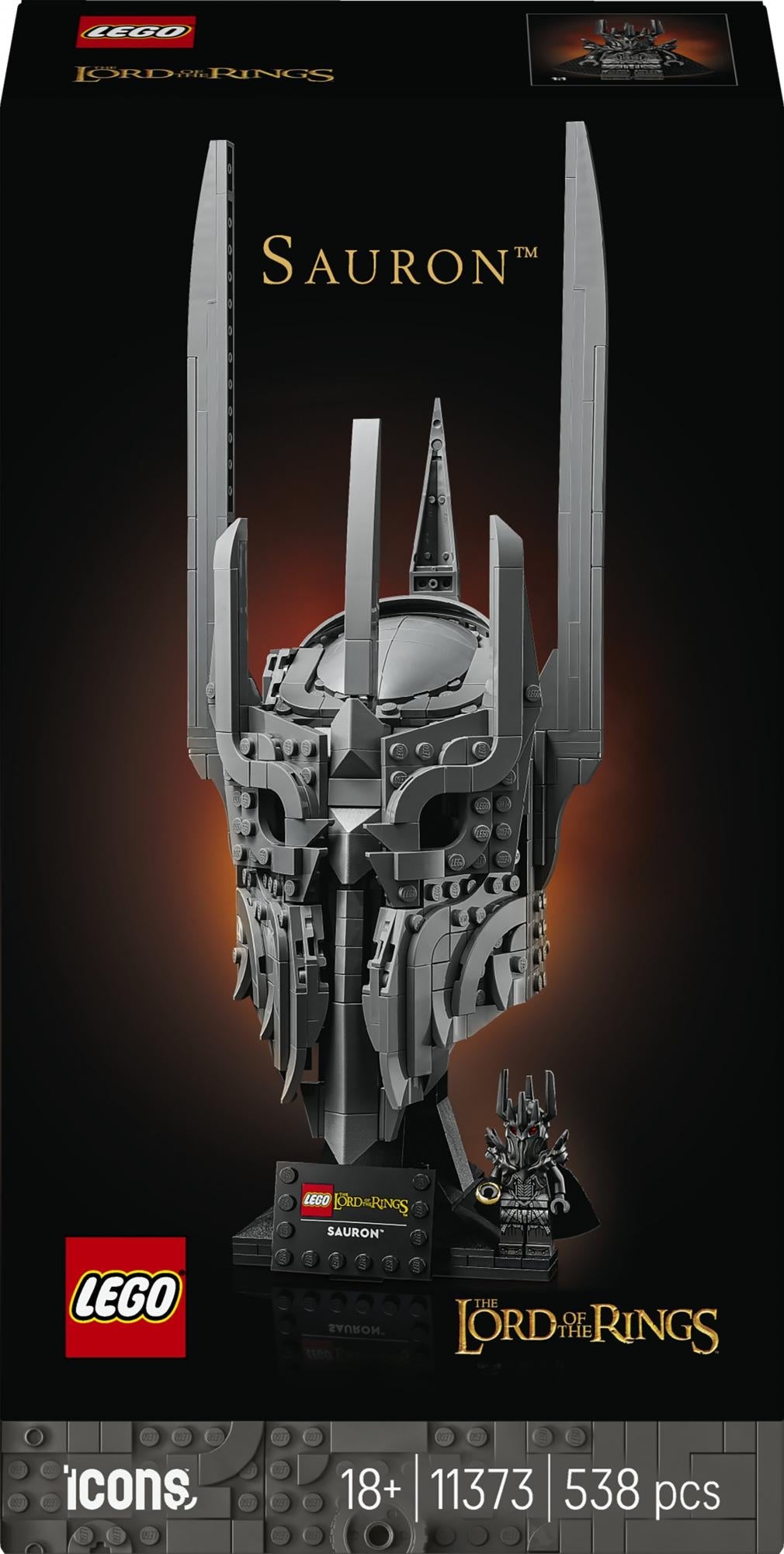 Lego 11373 Icons The Lord Of The Rings: Sauron Apos   Helmet Geekd Dk