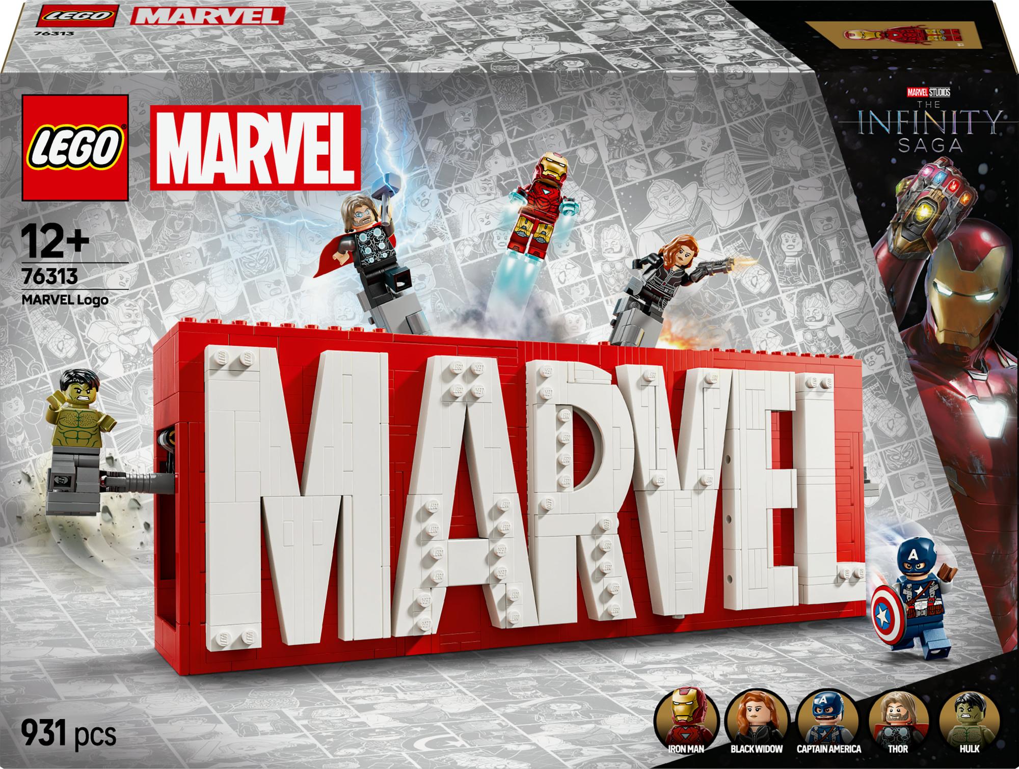 Lego 76313 Marvel Logo   Minifigures