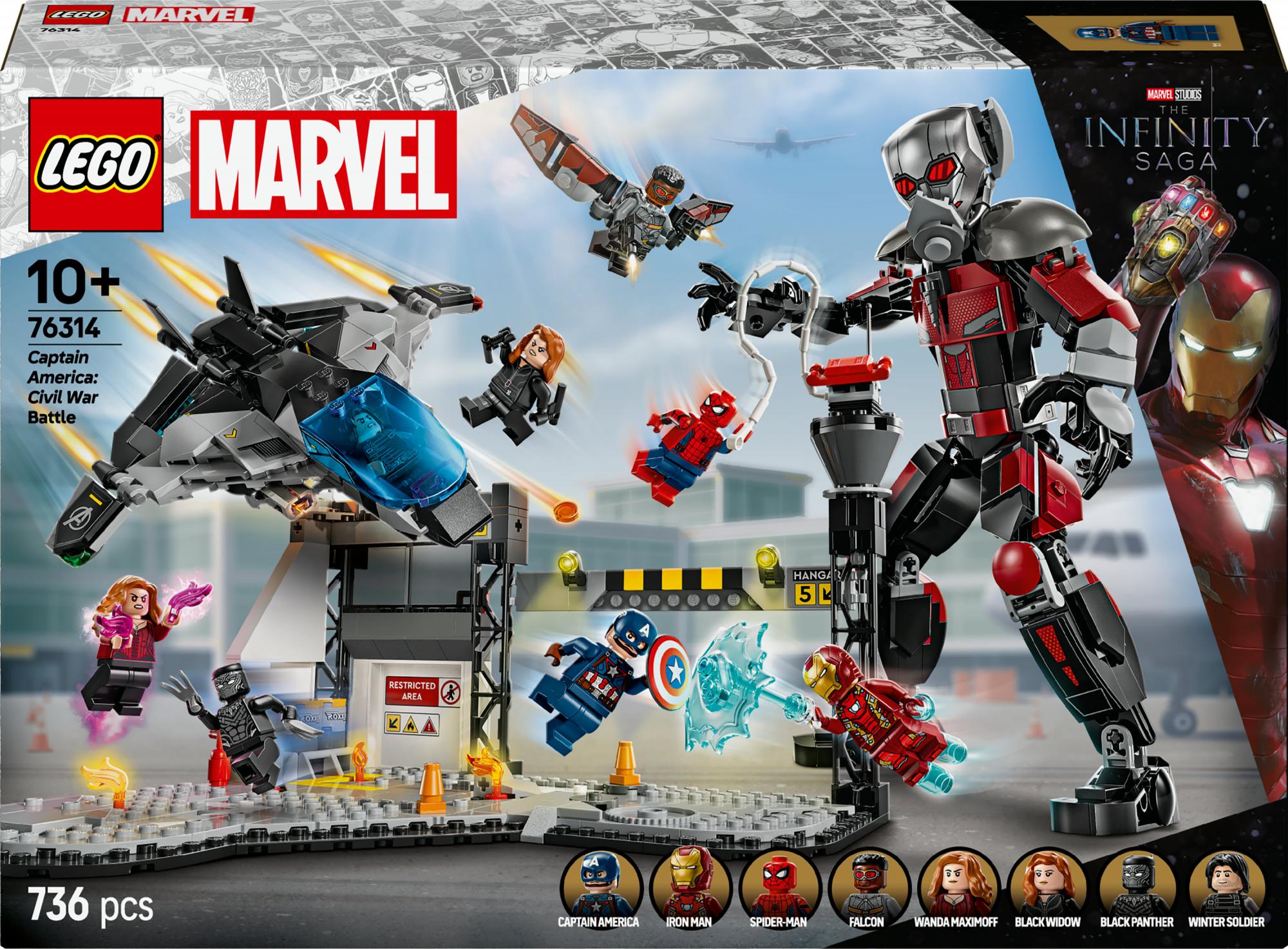 Lego 76314 Marvel Super Heroes Captain America: Civil War Action Duel
