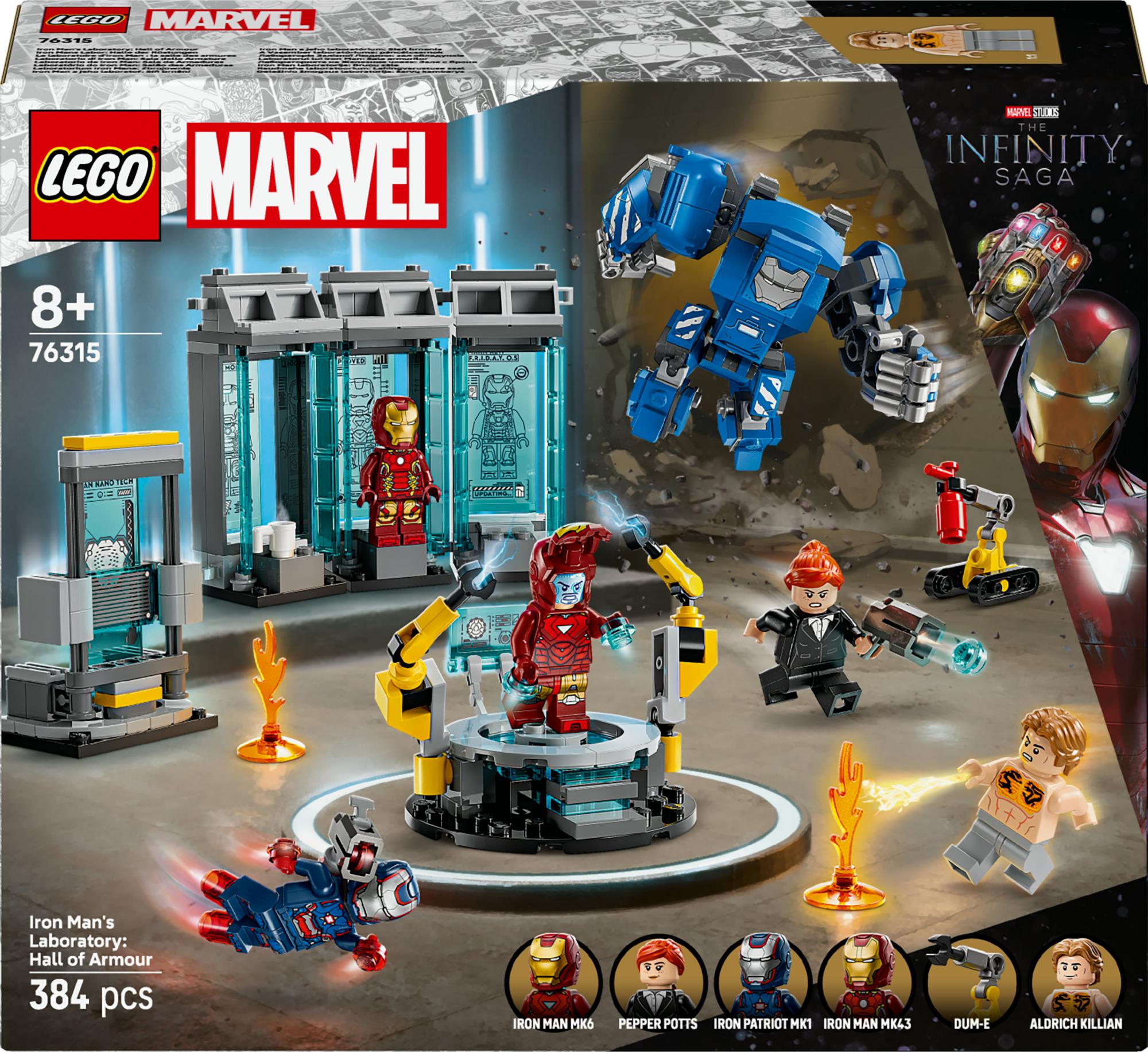 Lego 76315 Marvel Super Heroes Iron Man Apos   Laboratory: Hall Of Armor Geekd Dk