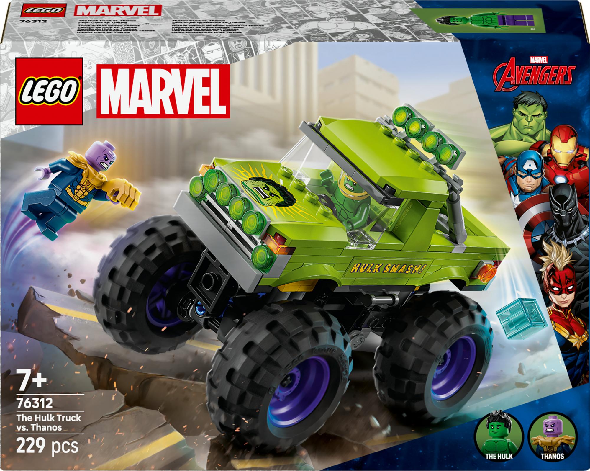 Lego 76312 Marvel Super Heroes Marvel Hulk Truck Vs  Thanos Geekd Dk