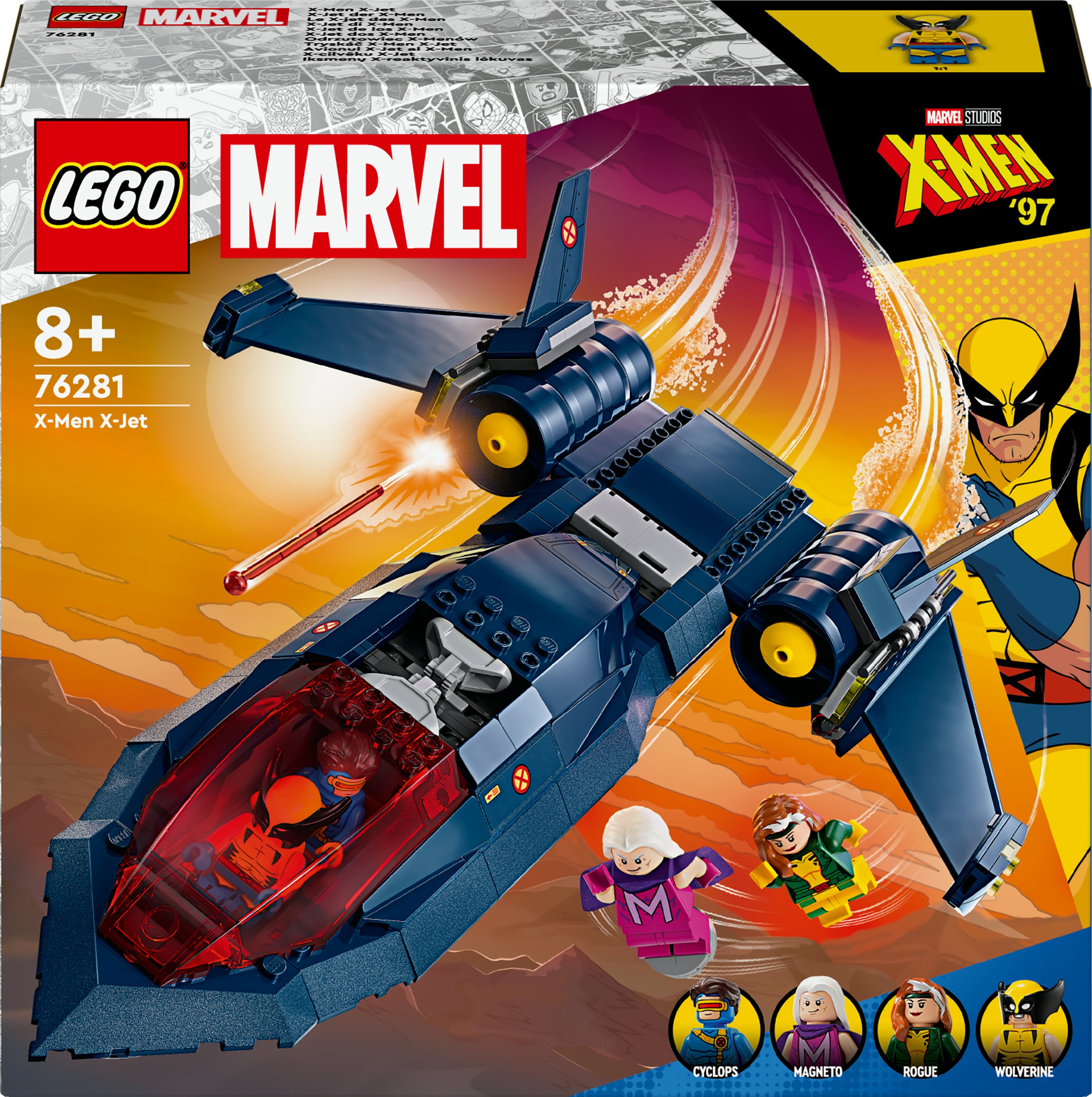 Lego 76281 Marvel Super Heroes  -men    -jet
