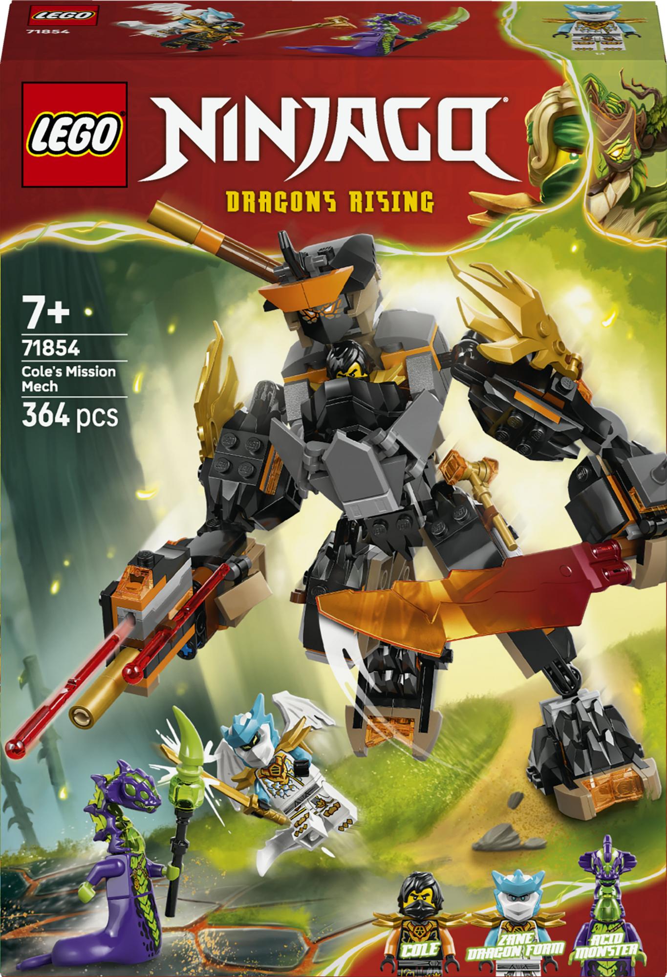Lego Ninjago Coles Mission Mech Og Drage Zane Geekd Dk