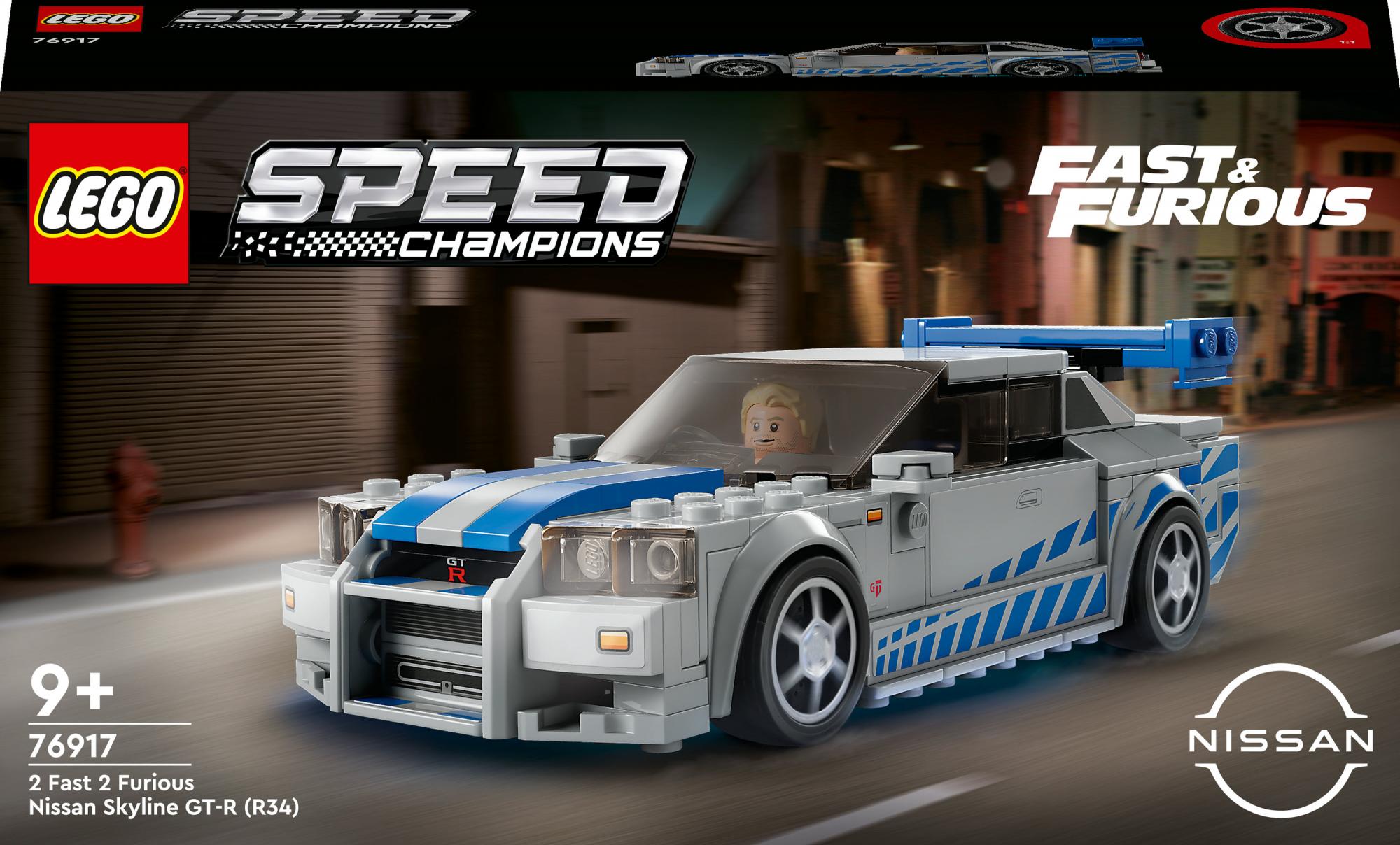 Lego Speed Champions   Fast   Furious Nissan Skyline Gt-  R34  76917  Geekd Dk
