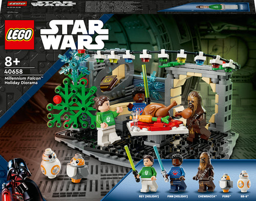 Lego Star Wars Tm Millennium Falconâ  Holiday Diorama Geekd Dk