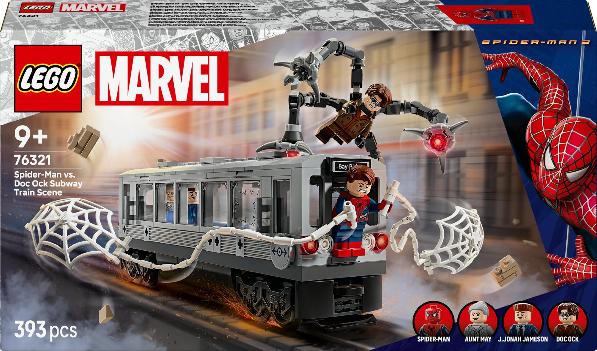 Lego Super Heroes Spider-man Vs  Doc Ock: Subway Train Scene  76321