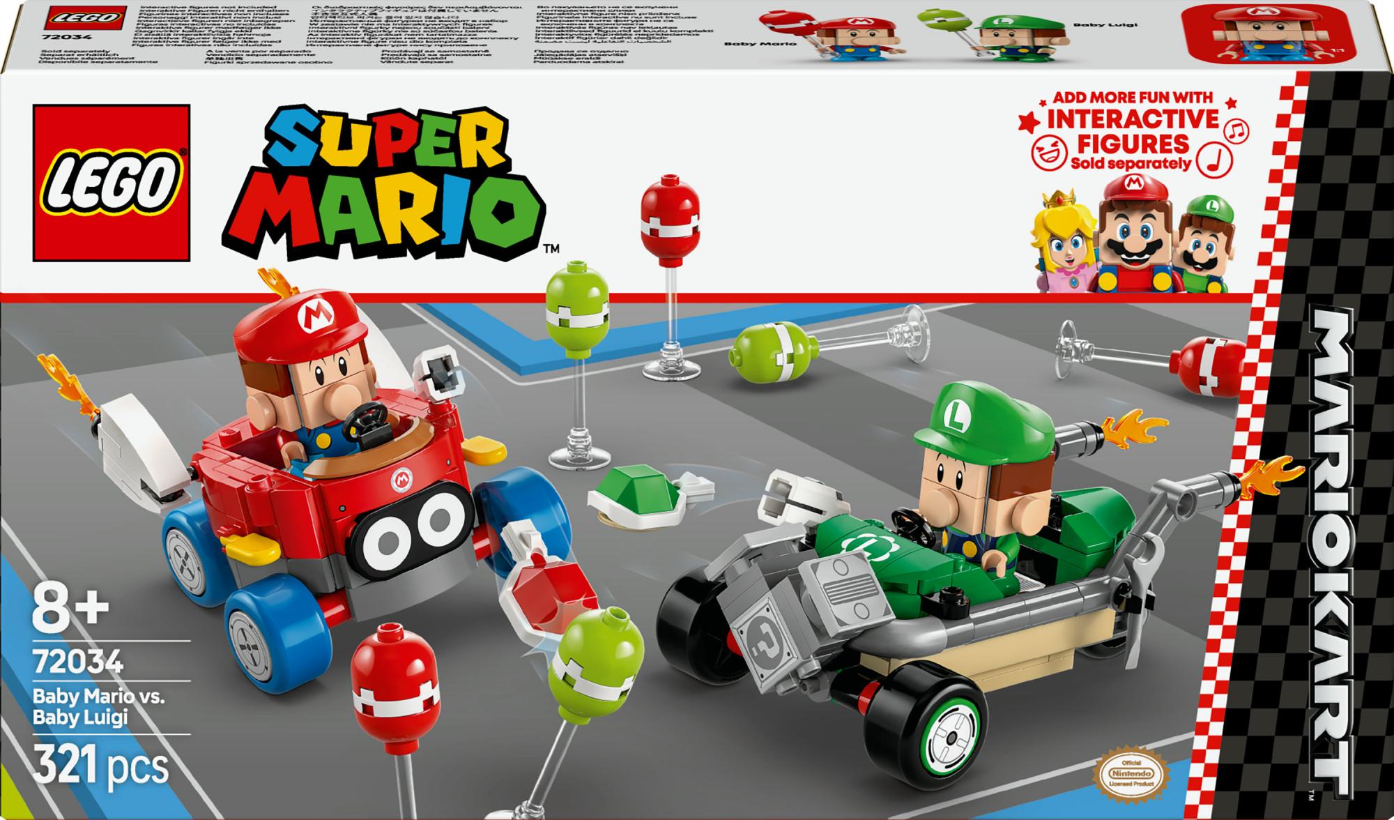 Lego 72034 Super Mario Mario Kart: Baby Mario Vs  Baby Luigi Geekd Dk