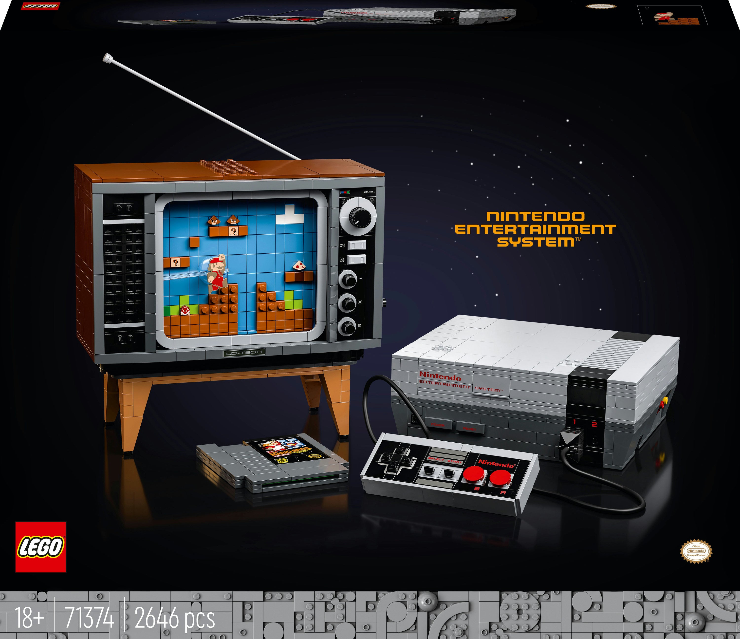 Lego Super Mario Nintendo Entertainment System  71374  Geekd Dk
