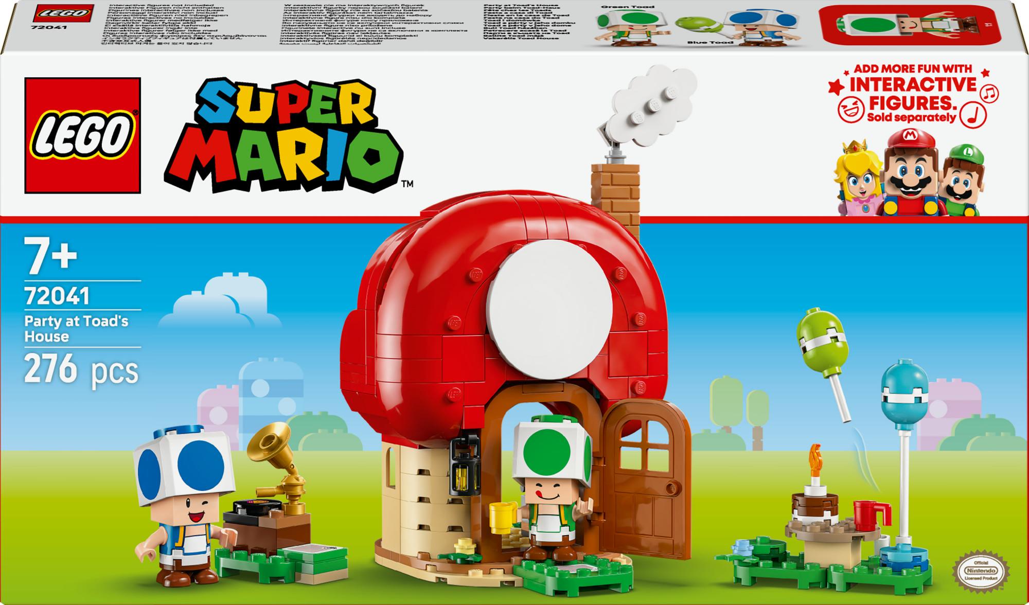 Lego Super Mario Party At Toad   House  72041