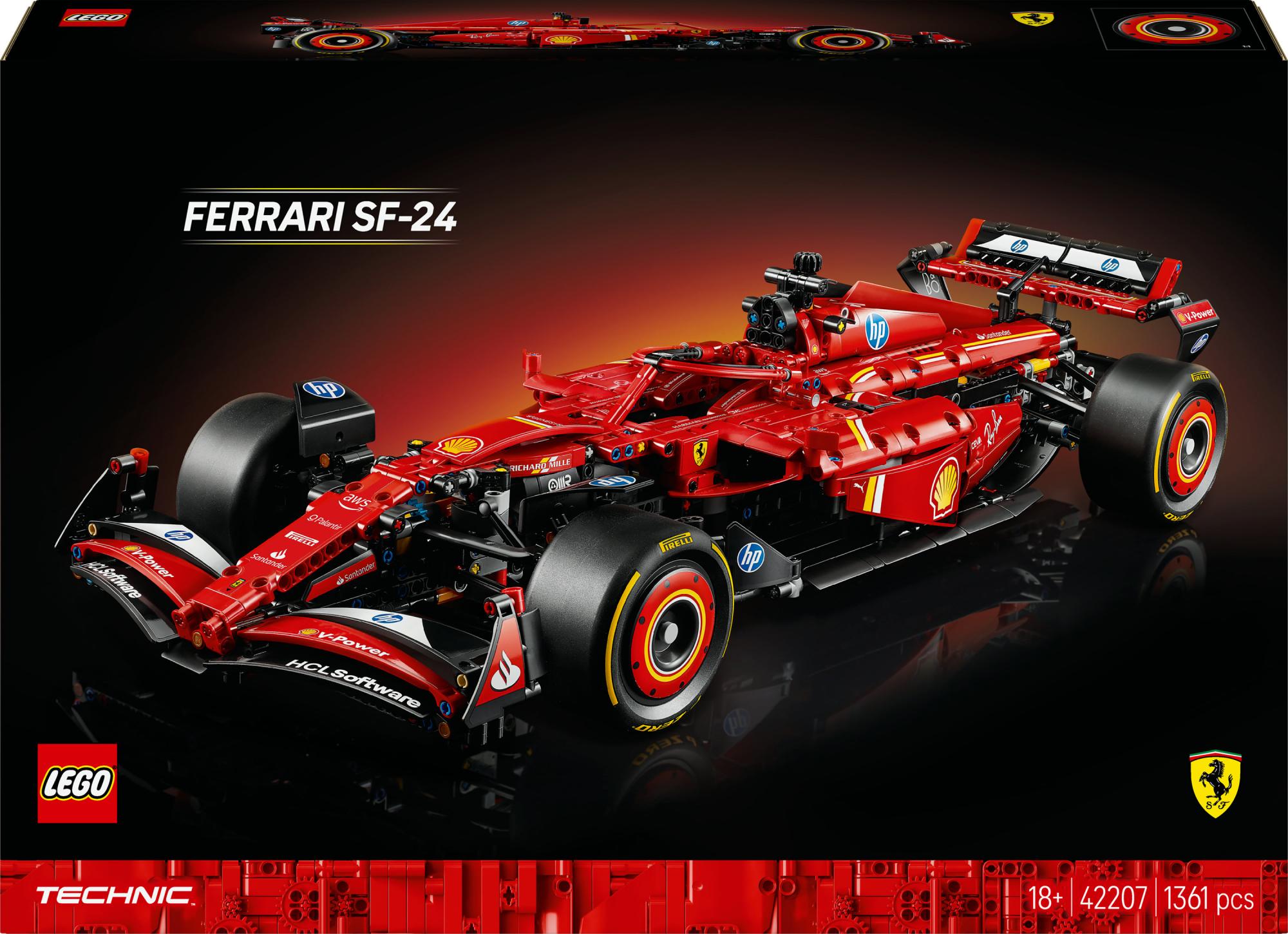 Lego 42207 Technic Ferrari Sf-24 F1 Racing Car