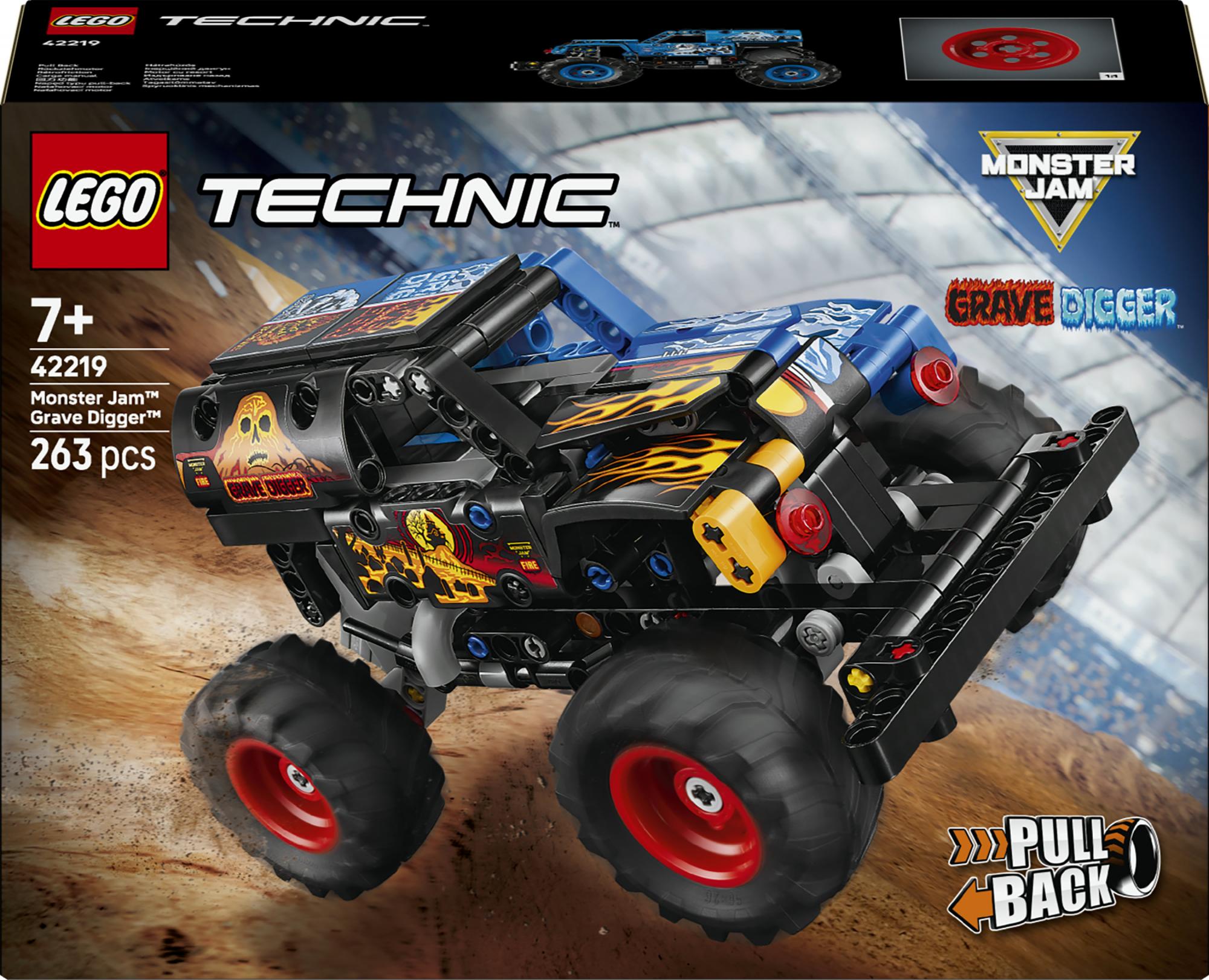 Lego Technic Monster Jam Grave Digger Fire Og Ice Geekd Dk