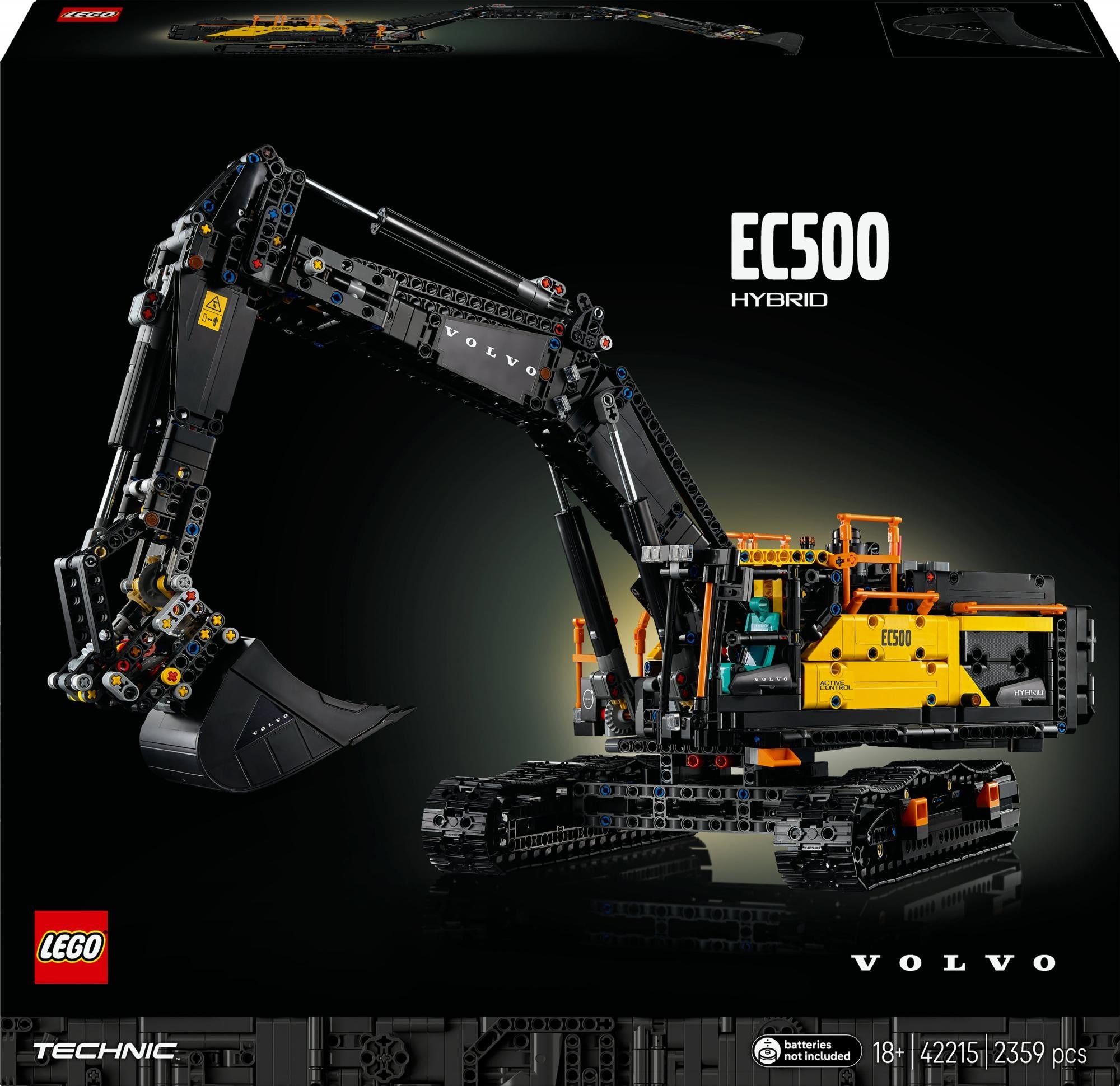 Lego Technic   Volvo Ec500 Hybrid Gravemaskine