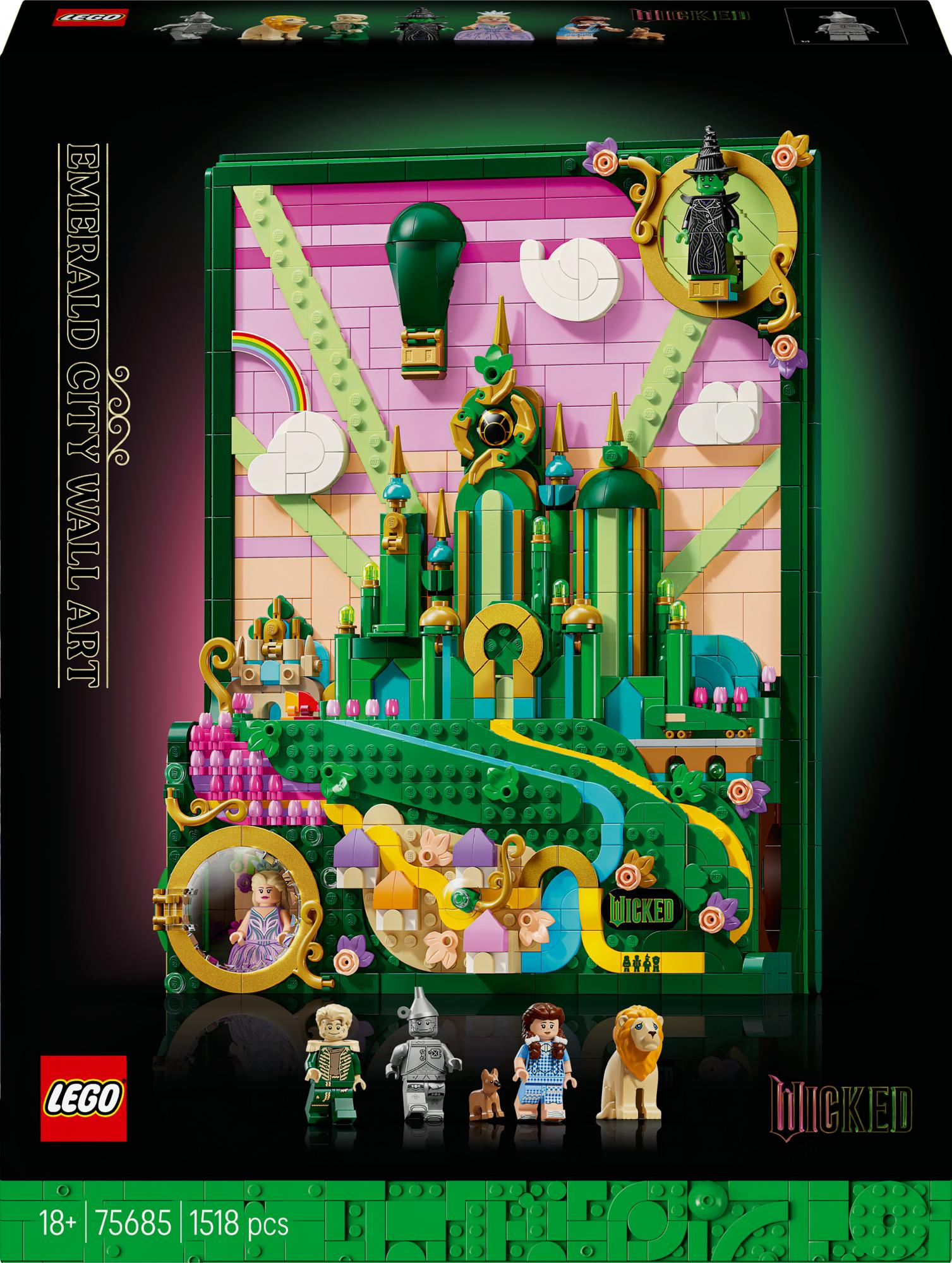 Lego Wicked Emerald City Wall Art  75685